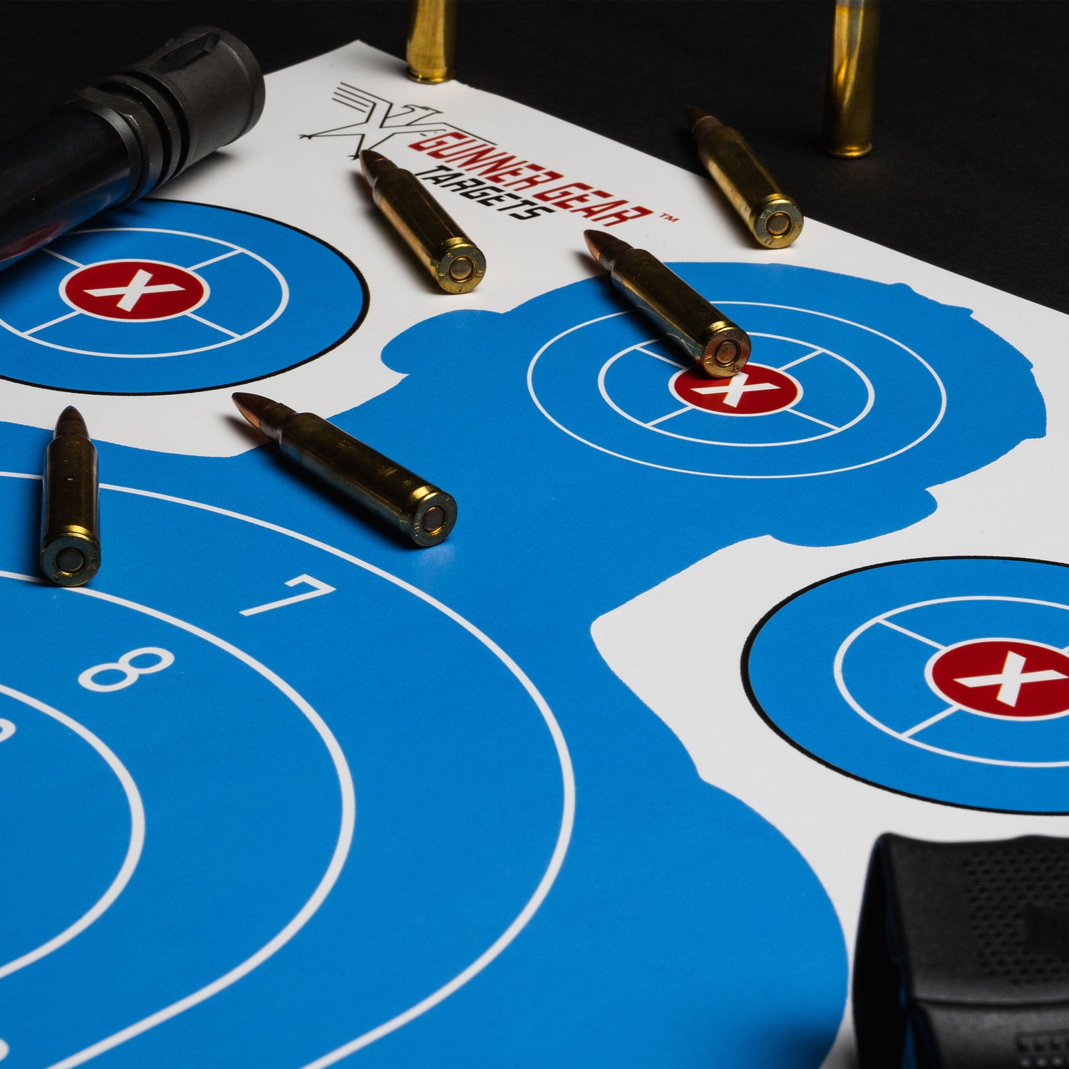 Shooting targets for pistol and rifles. Great for indoor and outdoor gun ranges for target practice.