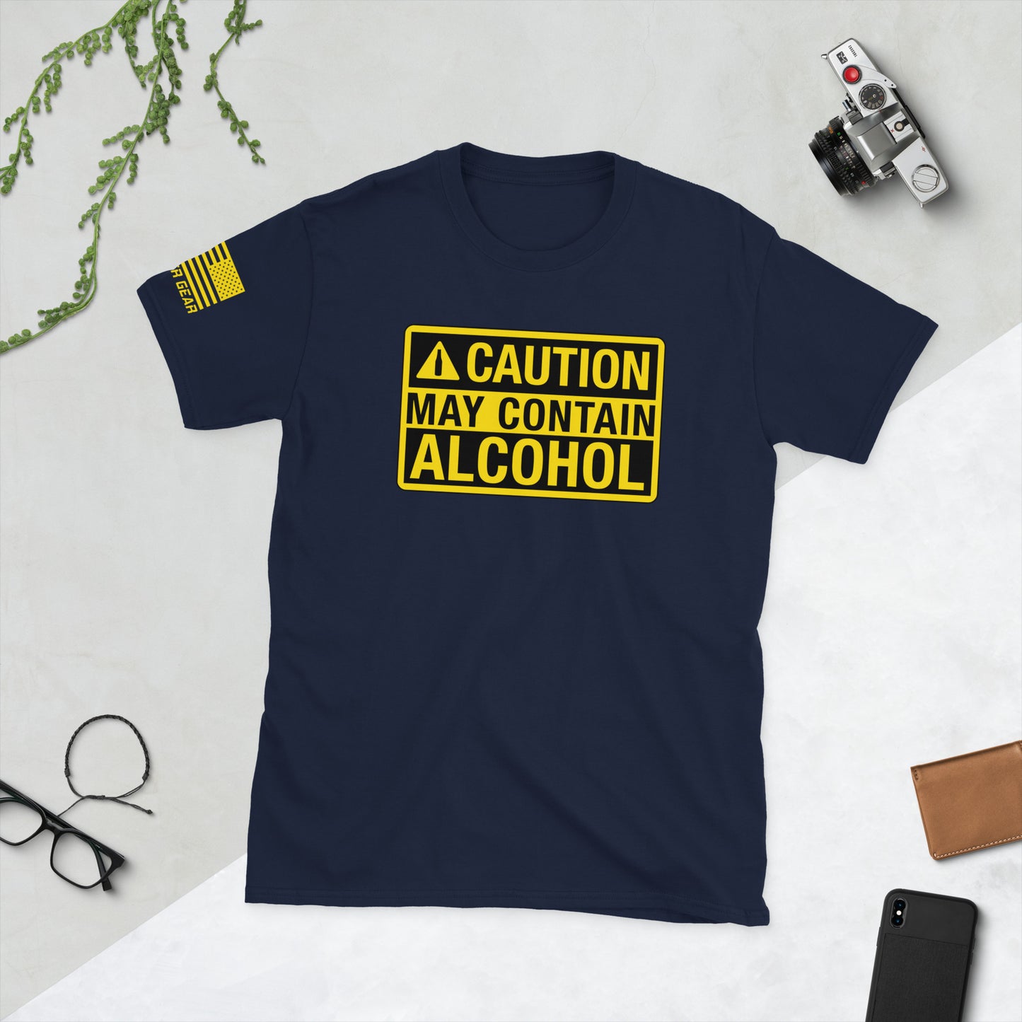 Caution May Contain Alcohol | Funny Drinking Shirt