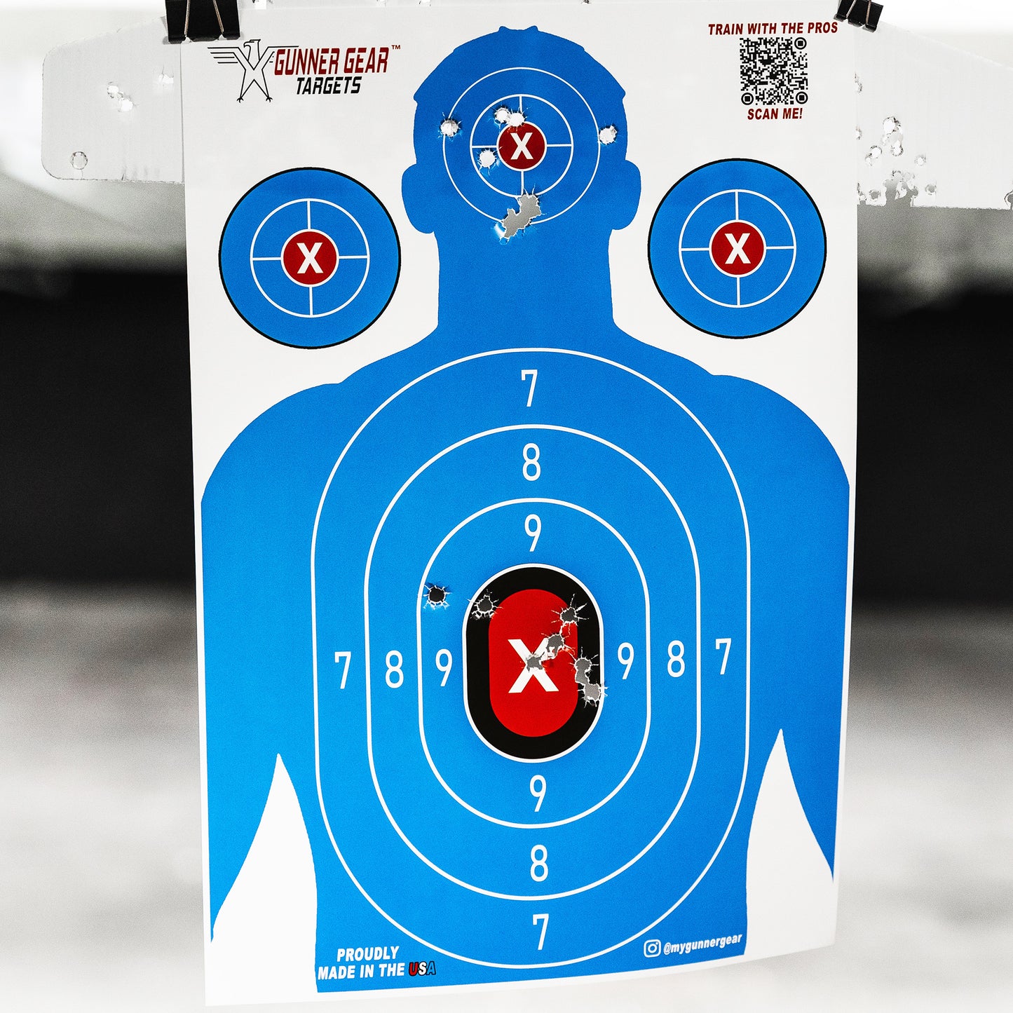 100 Pack - 12" x 18" Paper Shooting Targets For The Range