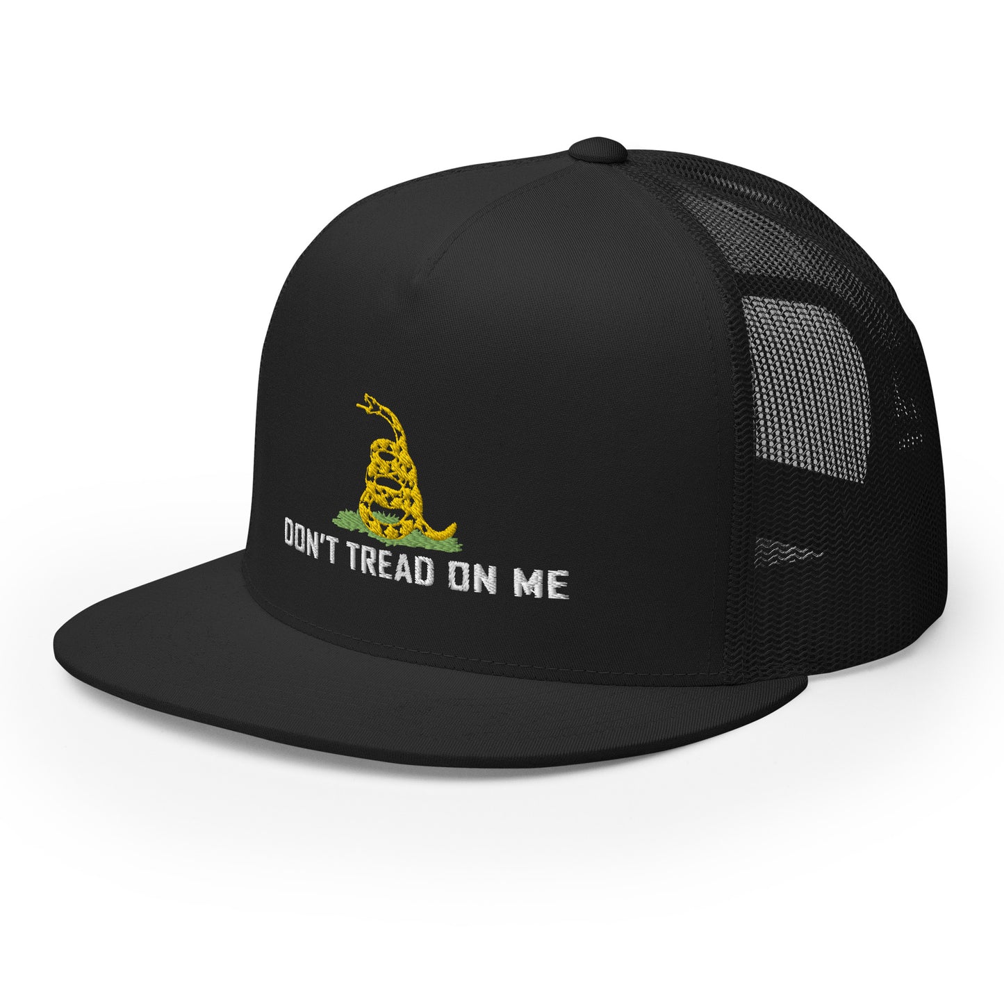 Don't Tread On Me Flat Bill Trucker Hat