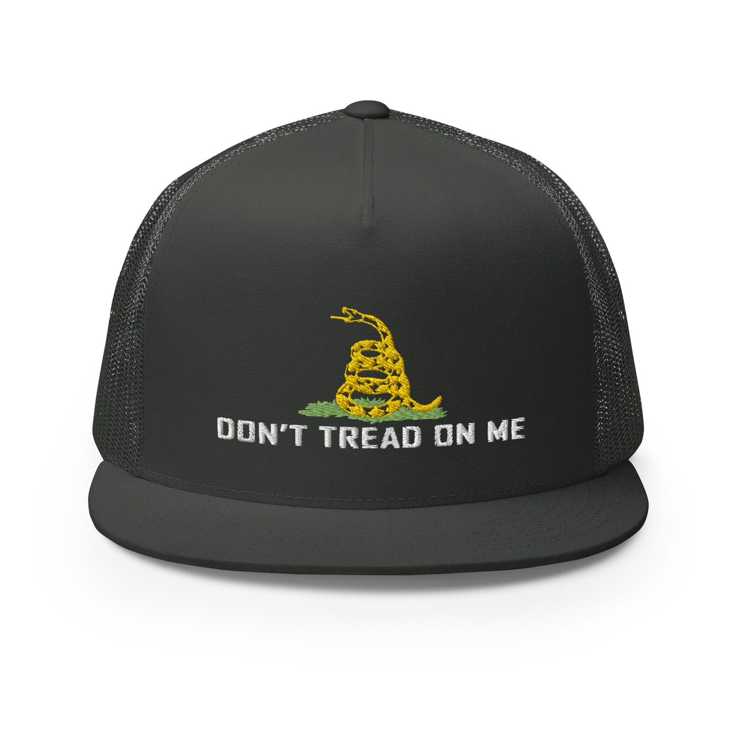 Don't Tread On Me Flat Bill Trucker Hat