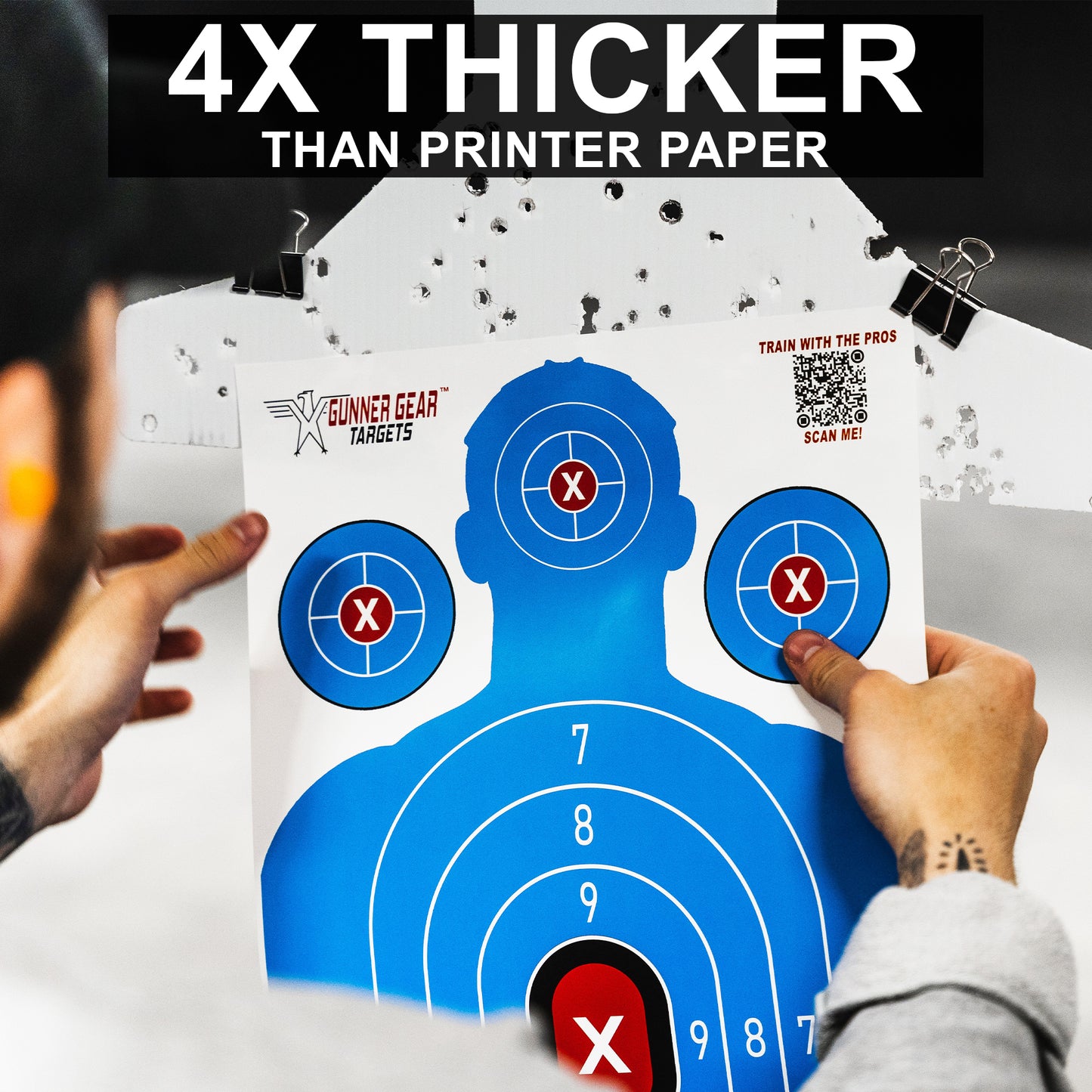 25 Pack - 12" x 18" Paper Shooting Targets For The Range