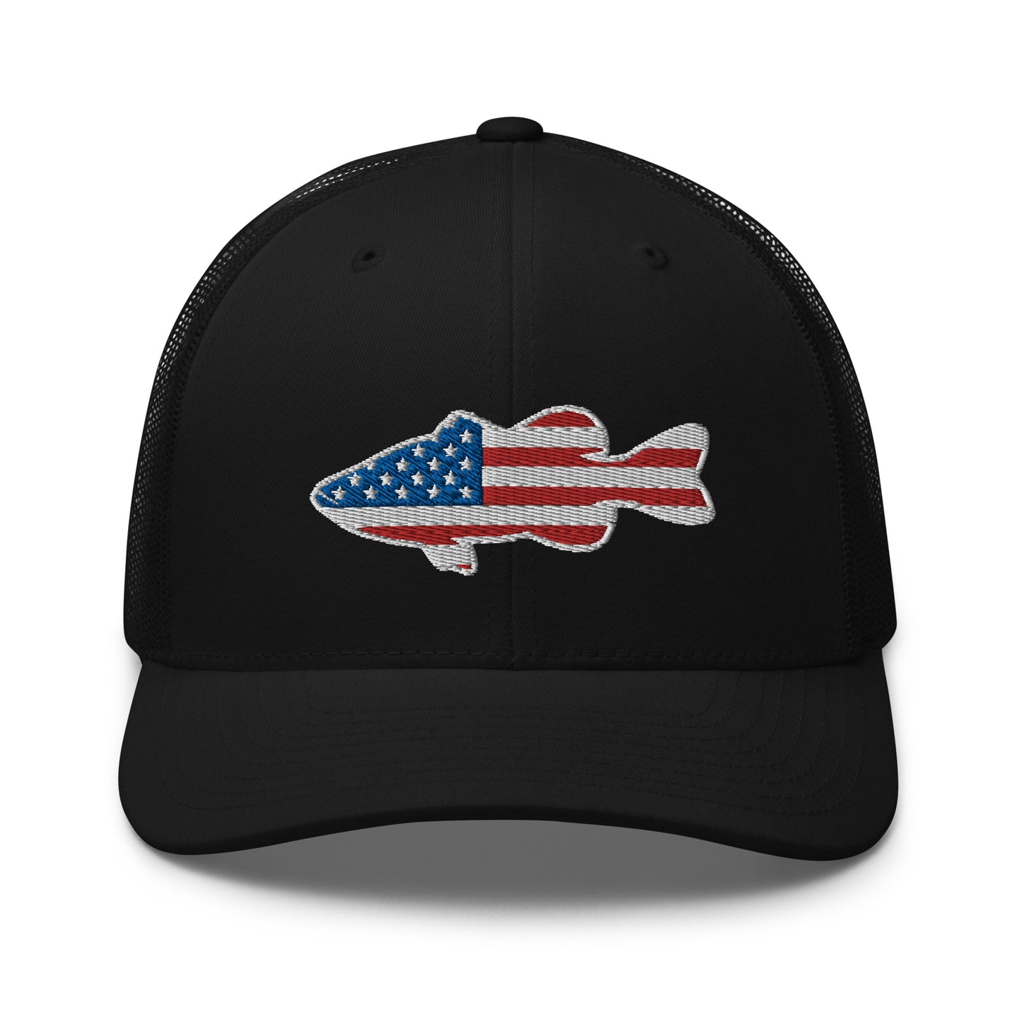 Bass Flag Snapback Trucker Hat