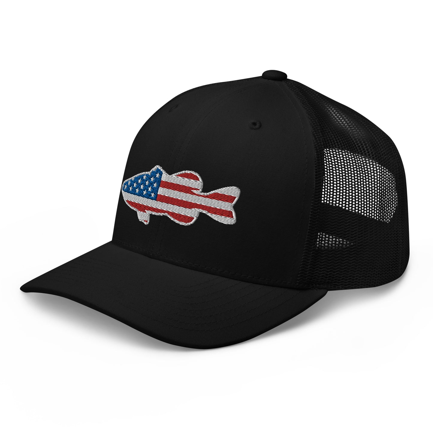 Bass Flag Snapback Trucker Hat