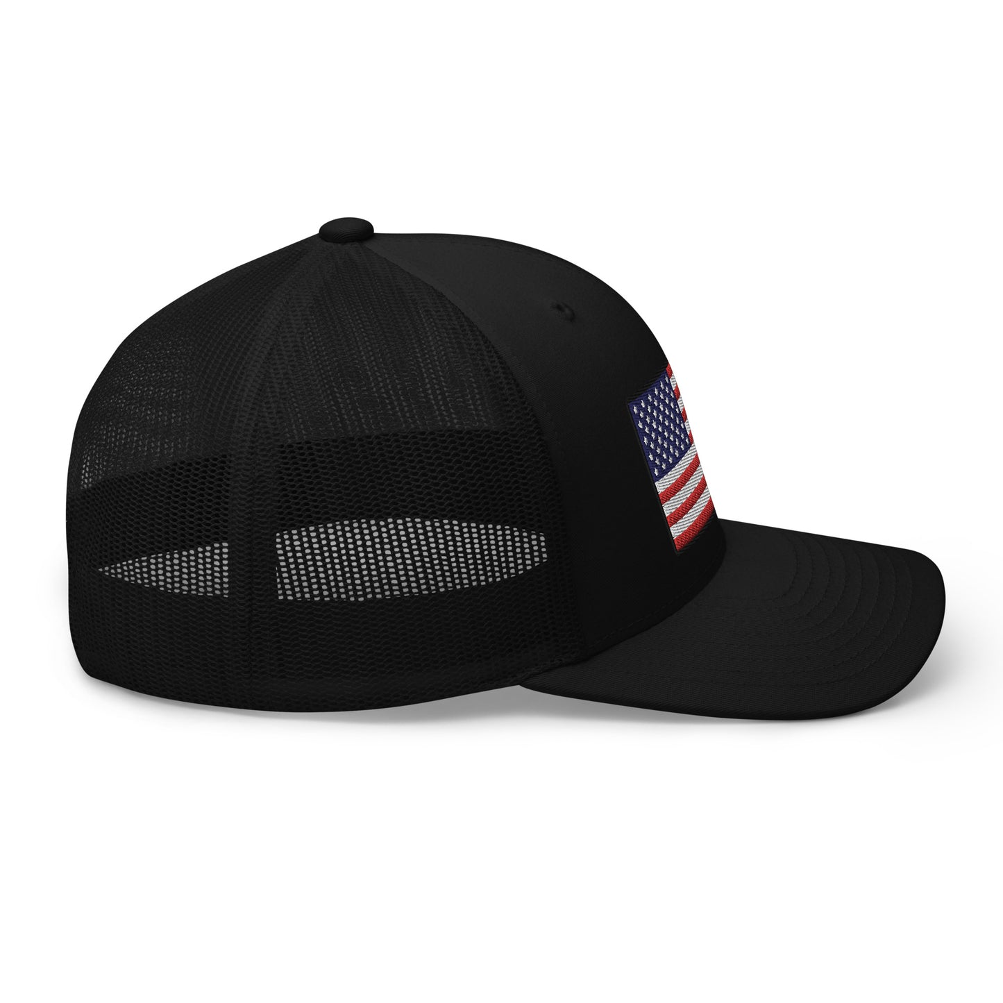 American Flag Snapback Trucker Hat