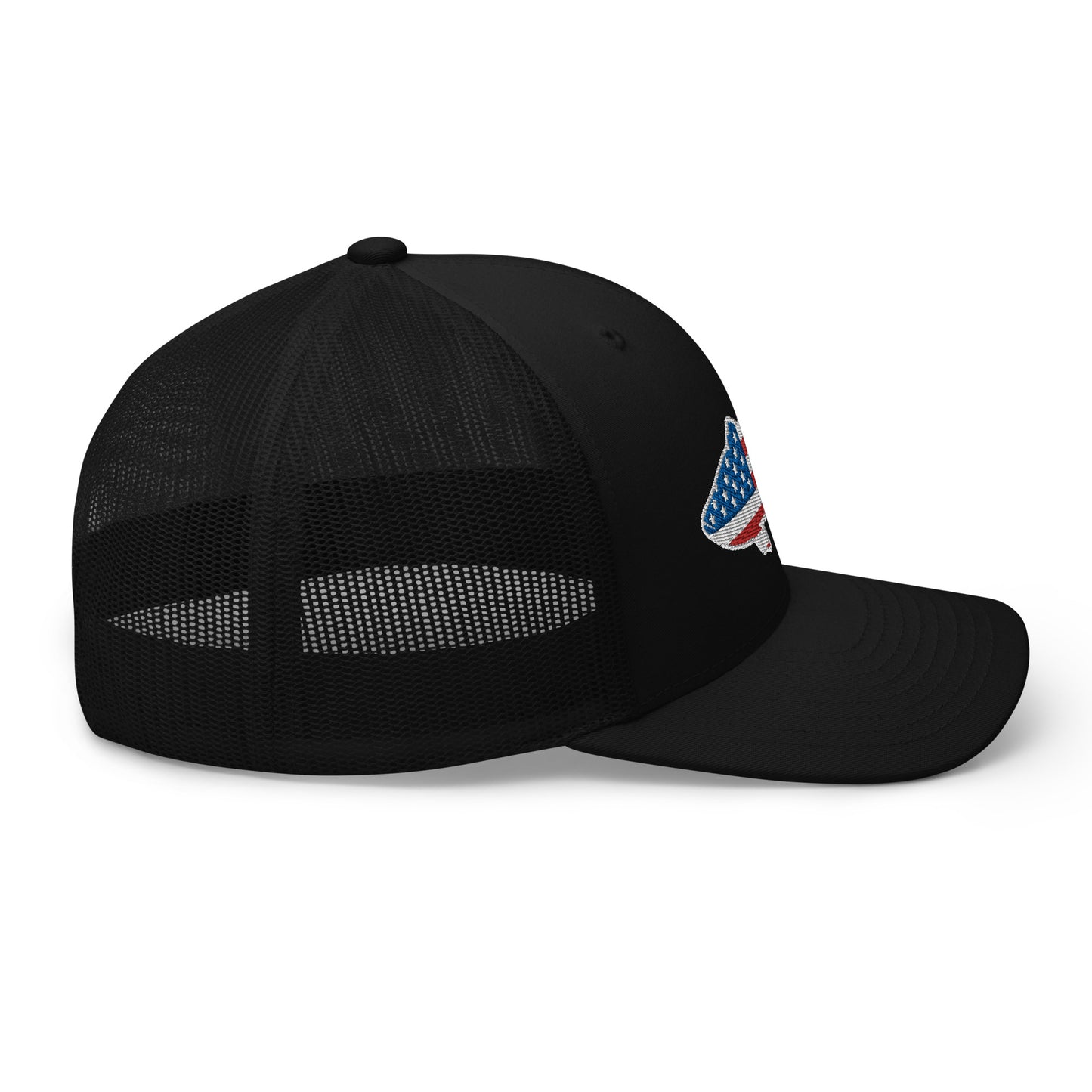 Bass Flag Snapback Trucker Hat