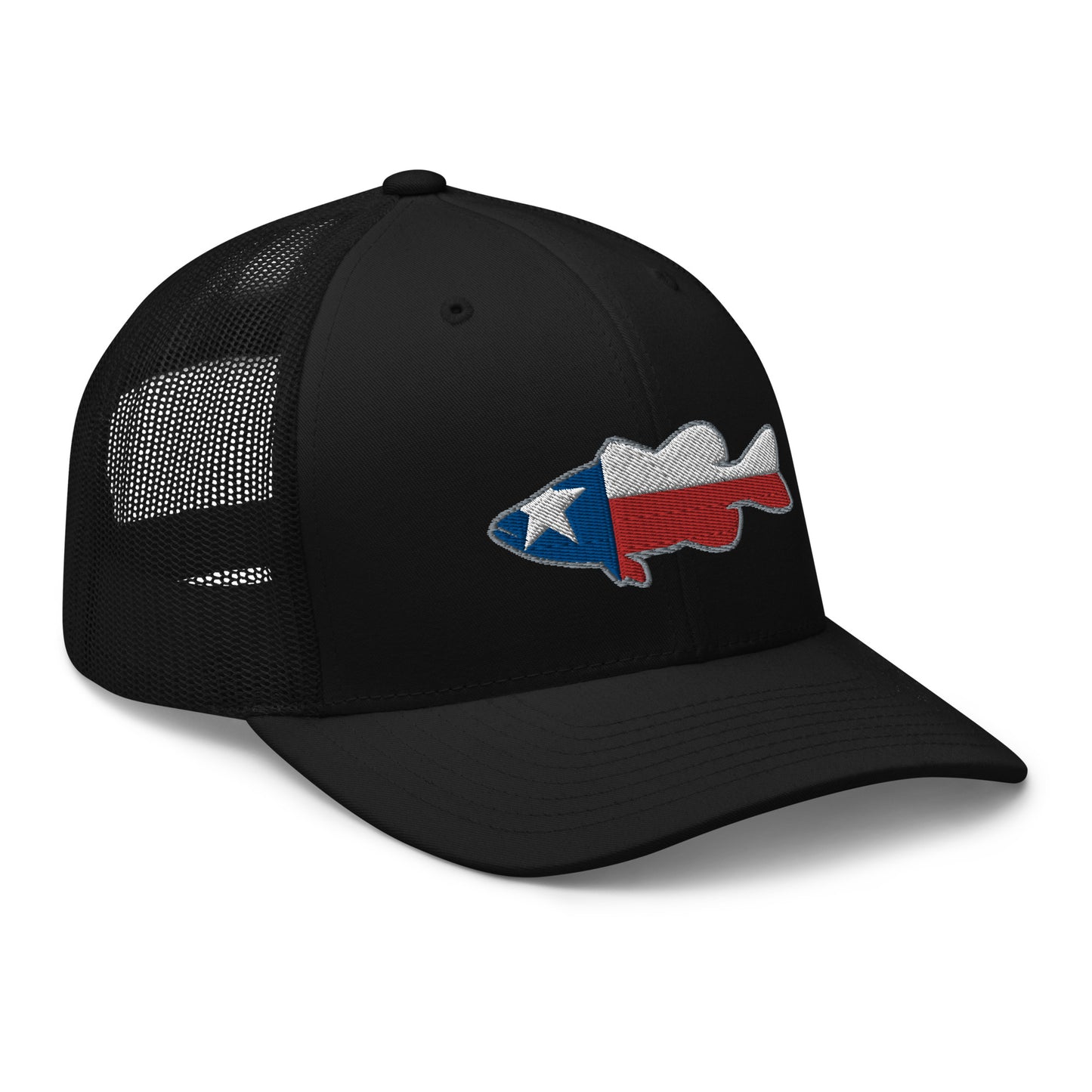 Texas Bass Flag Snapback Trucker Cap