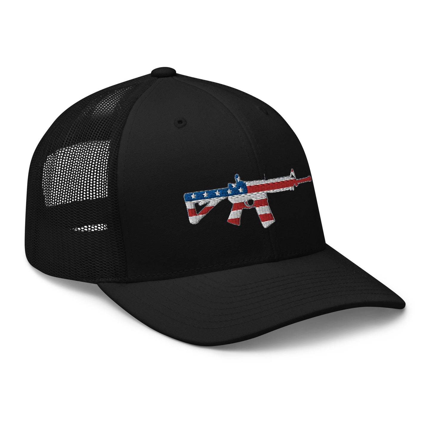 Patriotic AR-15 Snapback Trucker Hat