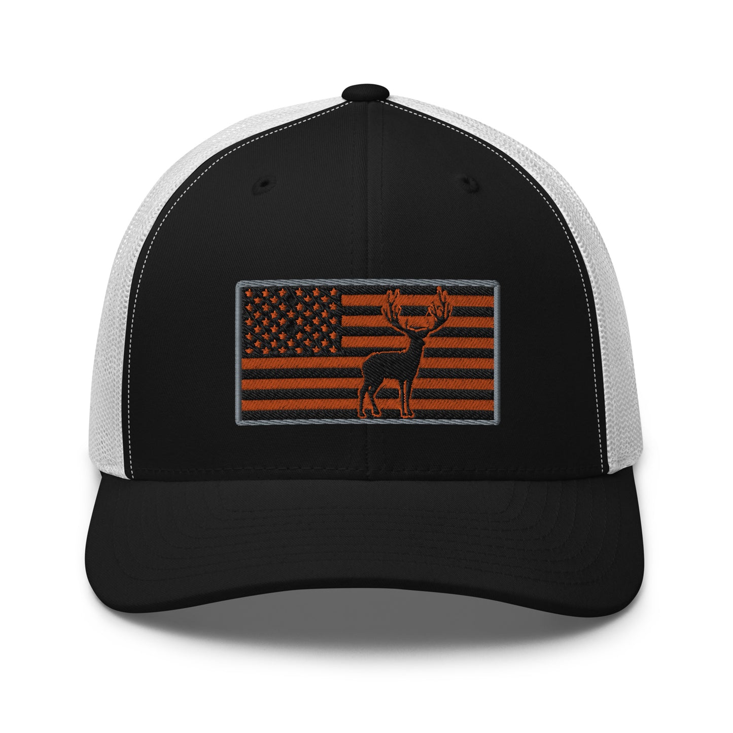 Buck Flag Snapback Trucker Hat