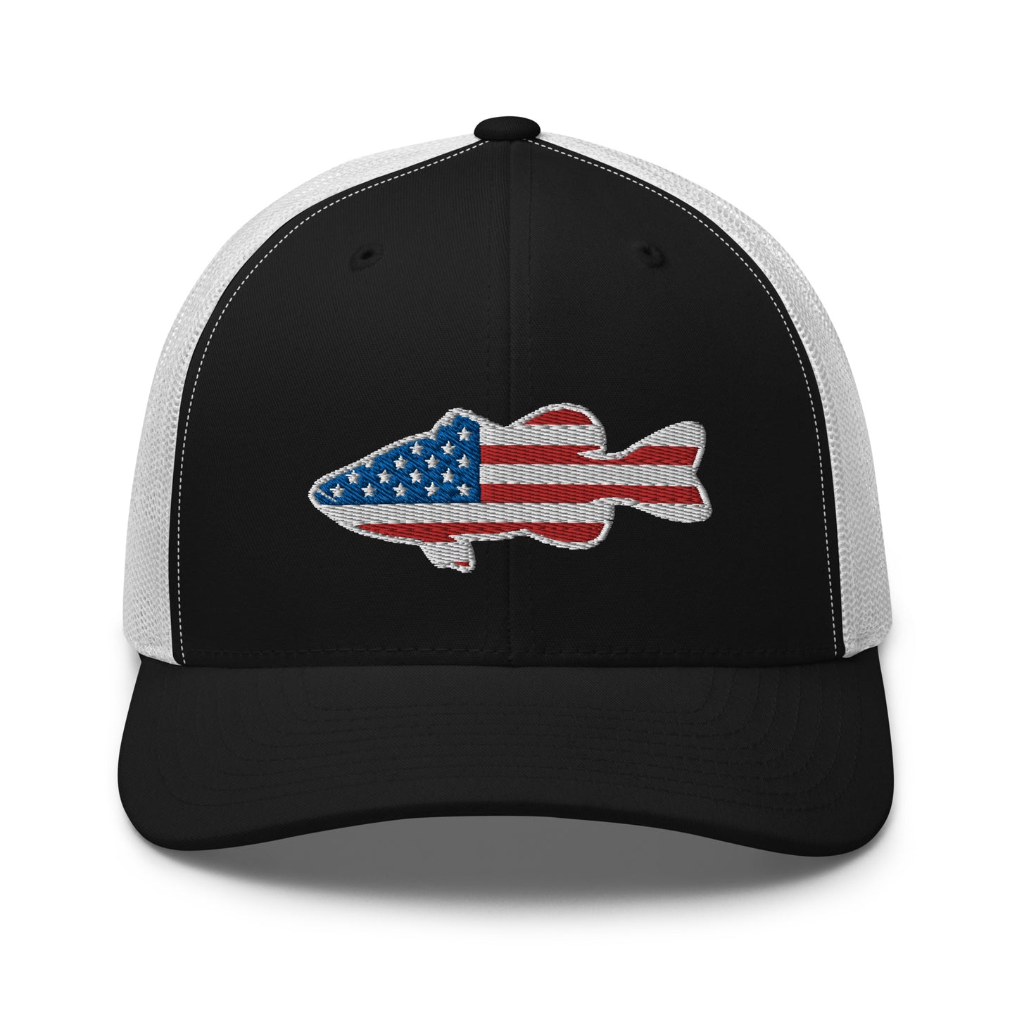 Bass Flag Snapback Trucker Hat