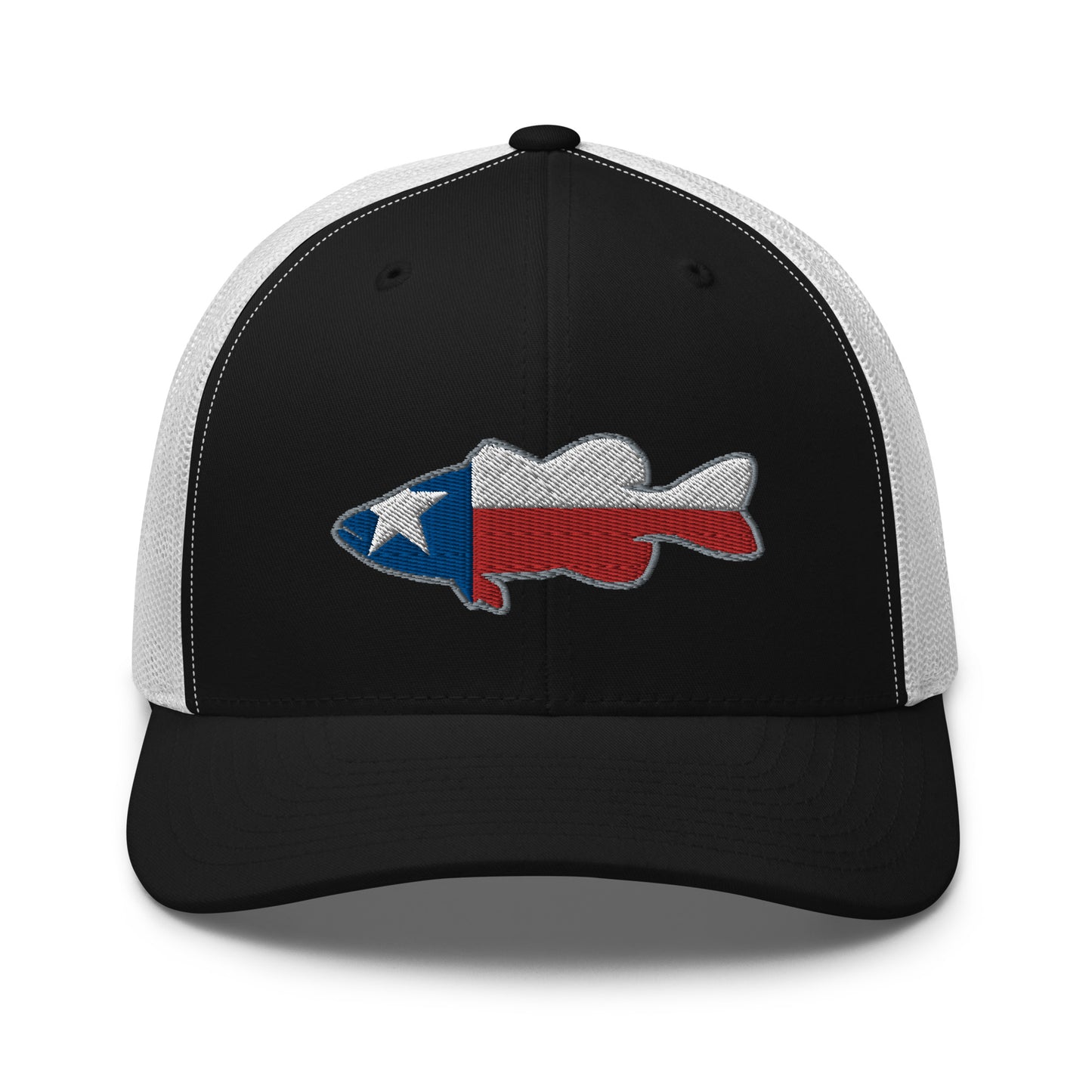 Texas Bass Flag Snapback Trucker Cap