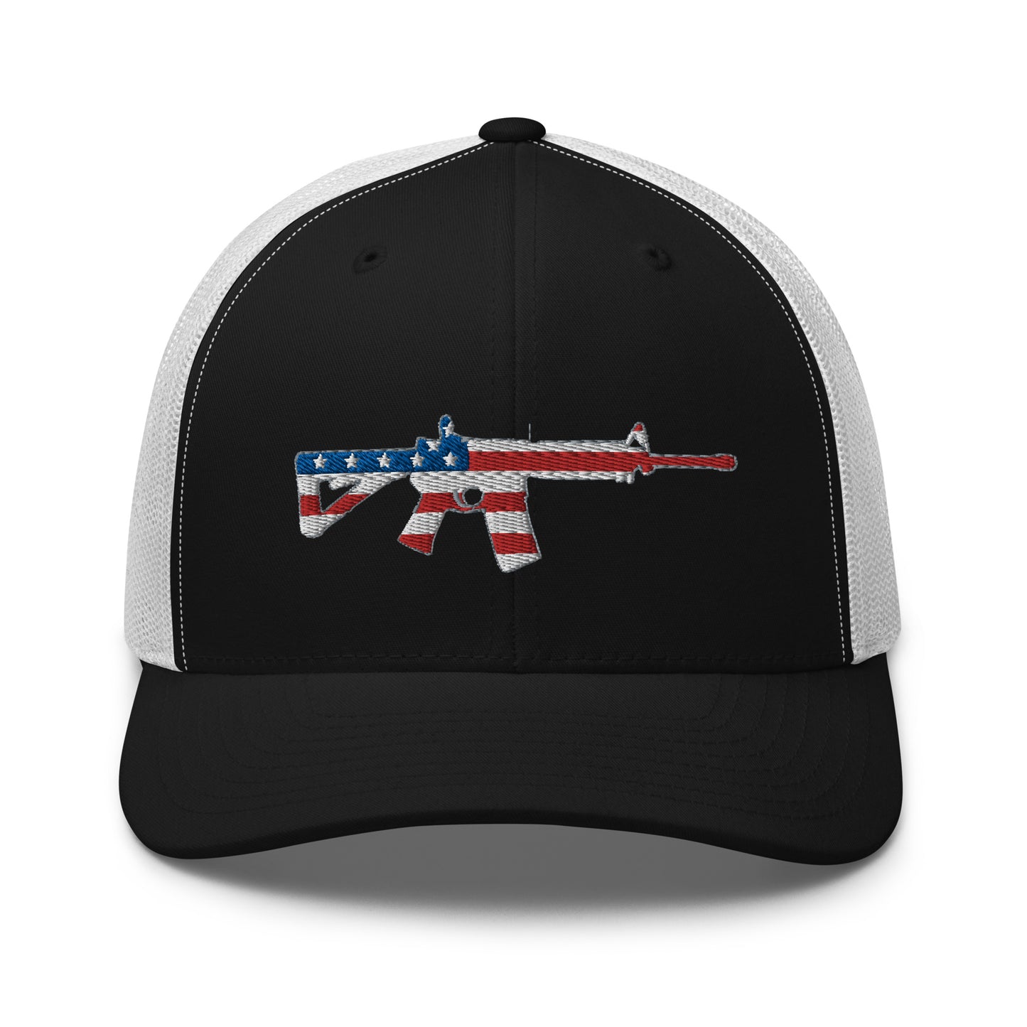 Patriotic AR-15 Snapback Trucker Hat