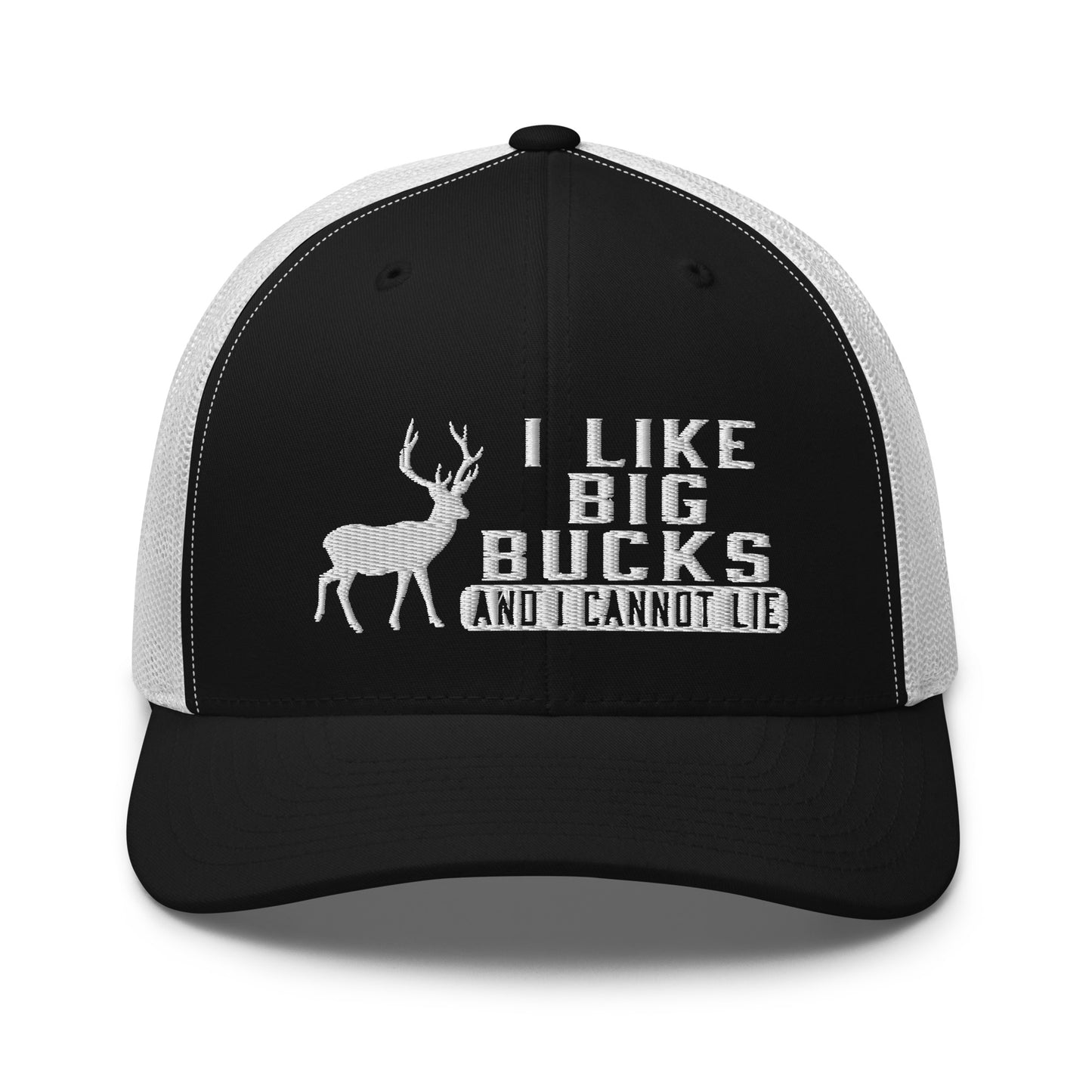 I Like Big Bucks And I Cannot Lie Snapback Trucker Hat