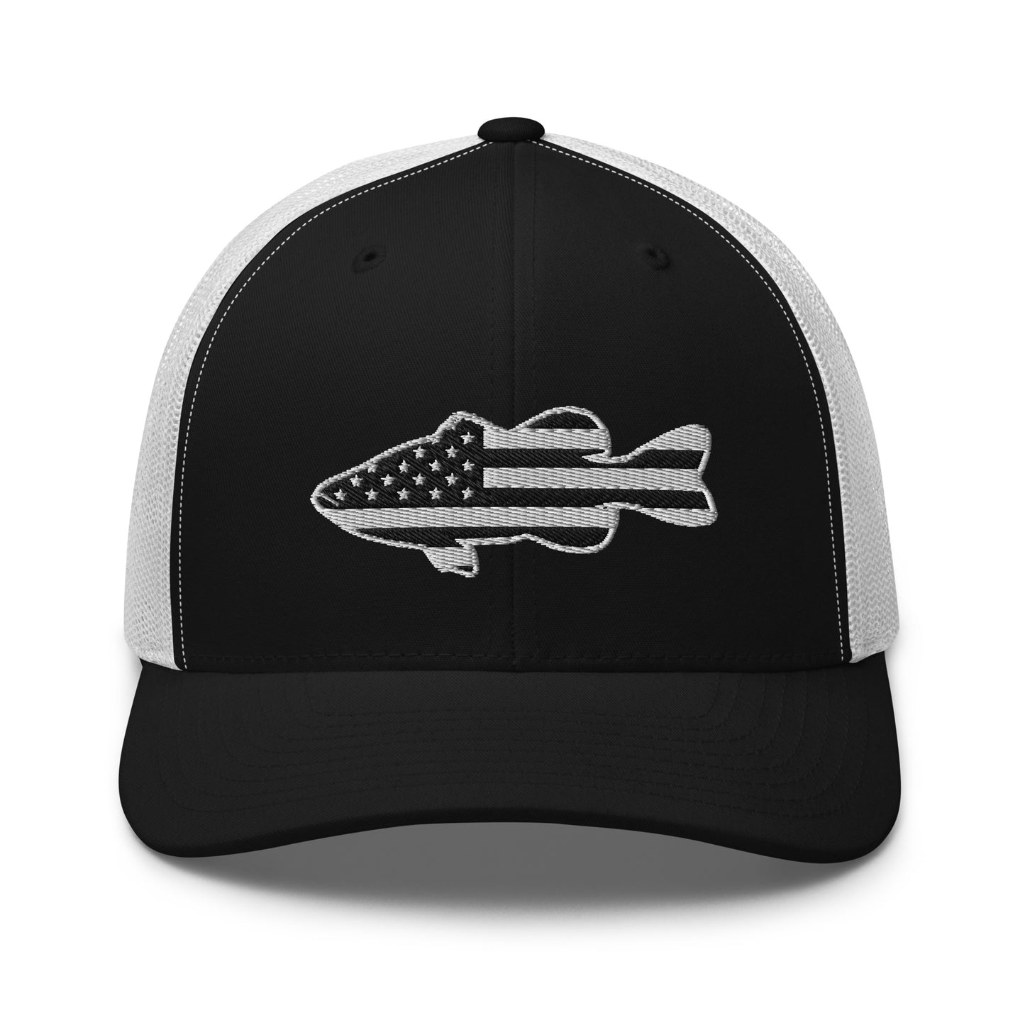 Midnight Bass Flag Snapback Trucker Hat