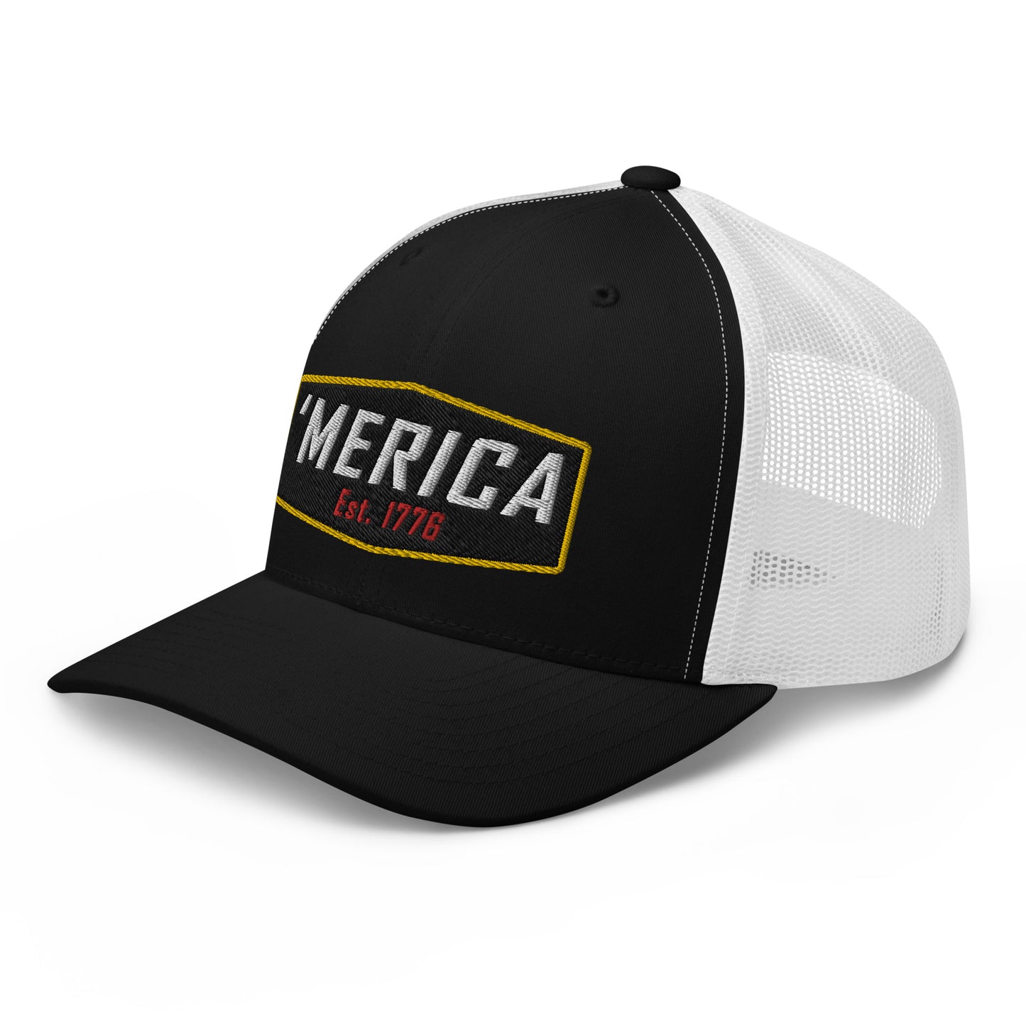 'Merica Est. 1776 Snapback Trucker Hat