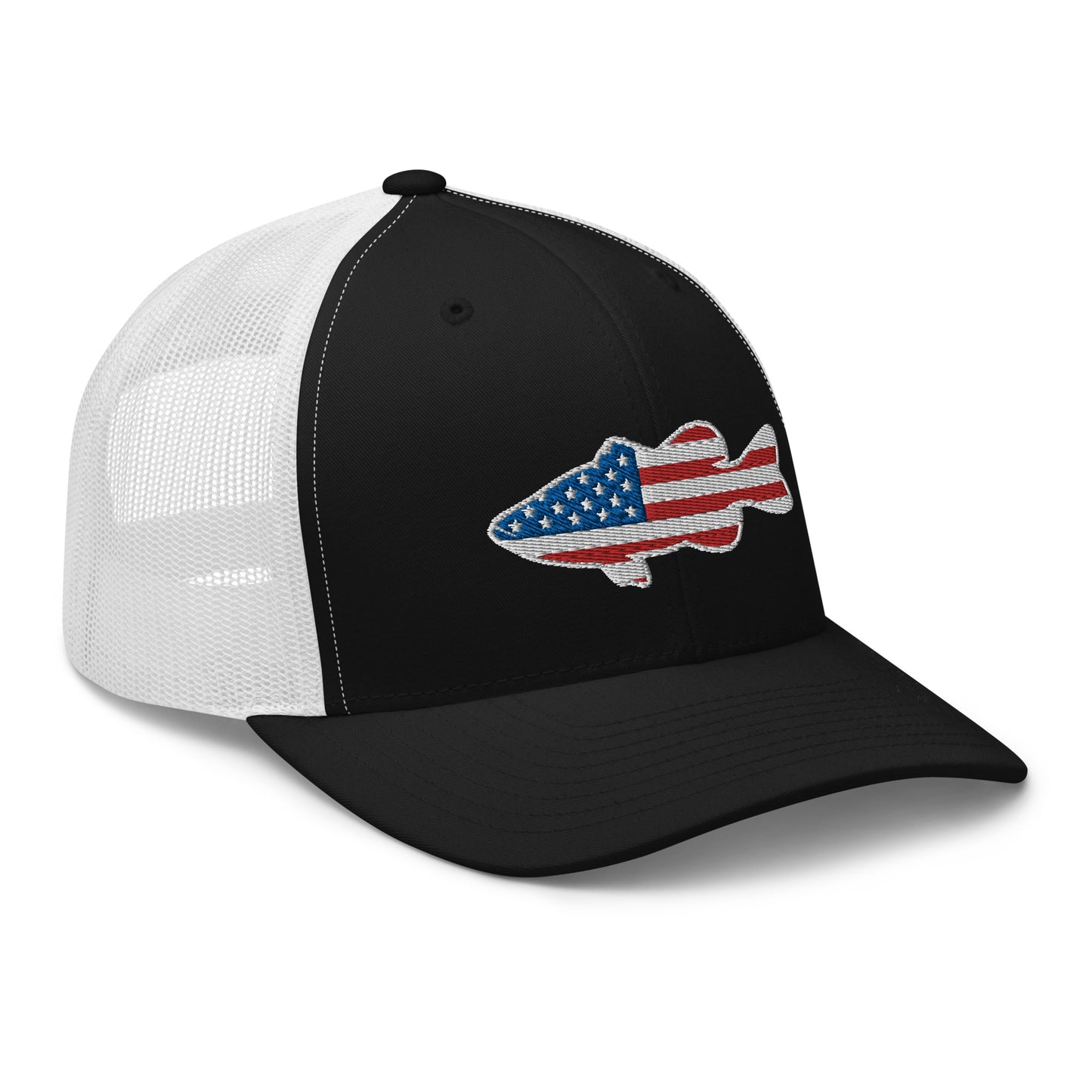 Bass Flag Snapback Trucker Hat