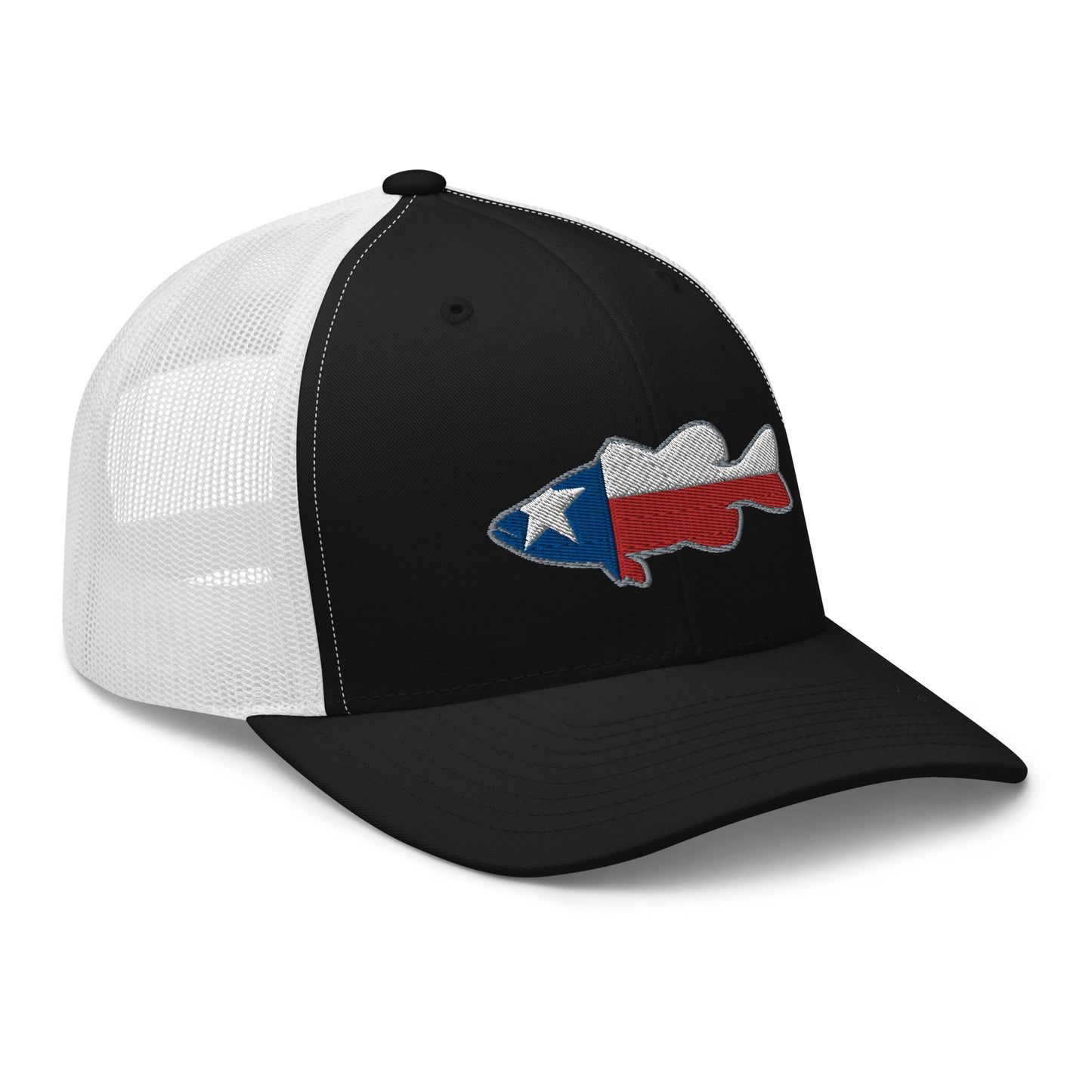 Texas Bass Flag Snapback Trucker Cap