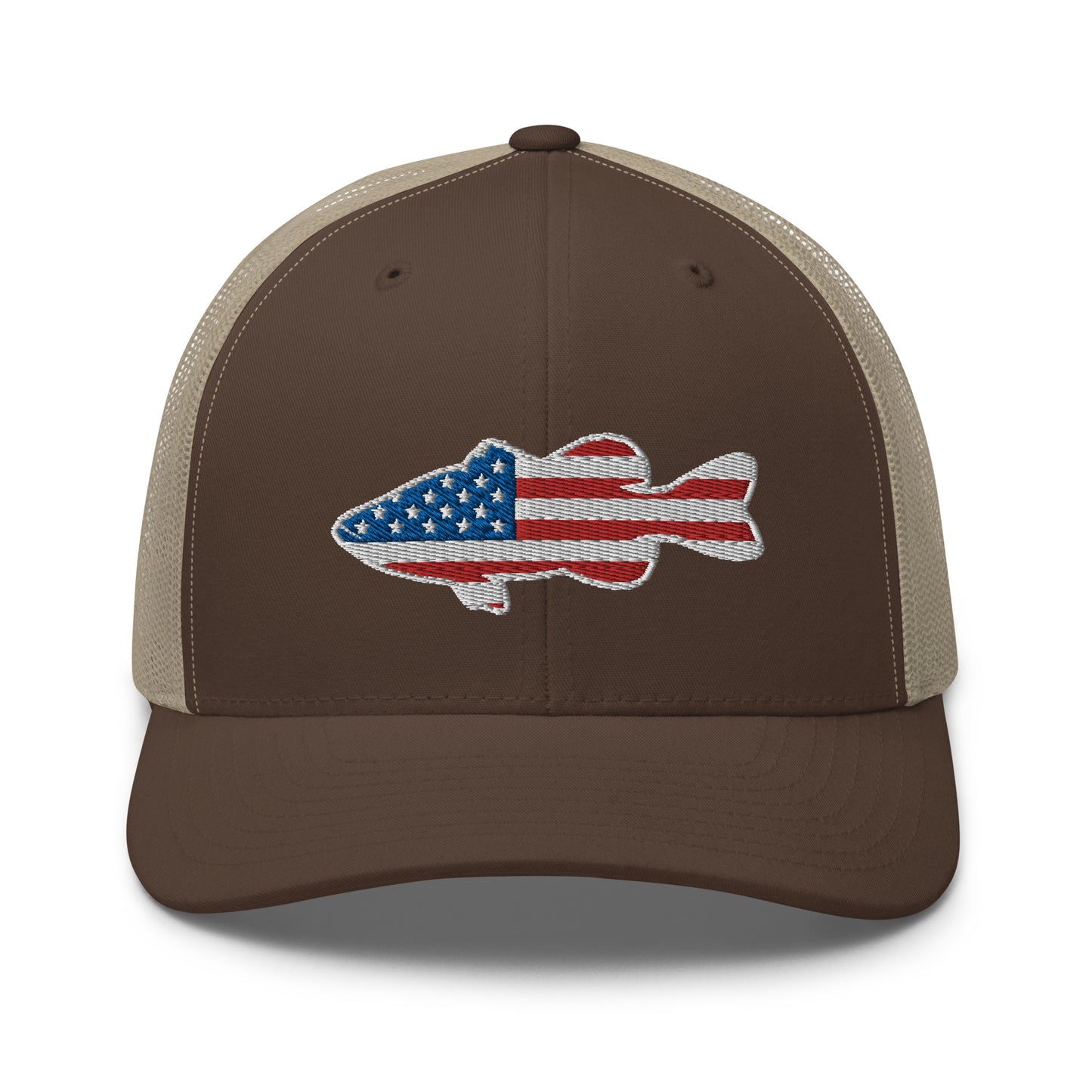 Bass Flag Snapback Trucker Hat