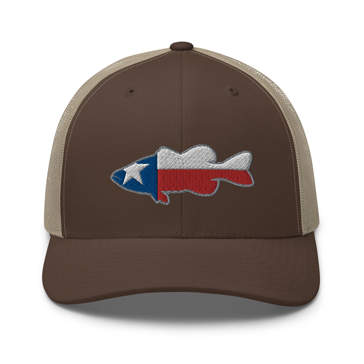 Texas Bass Flag Snapback Trucker Cap