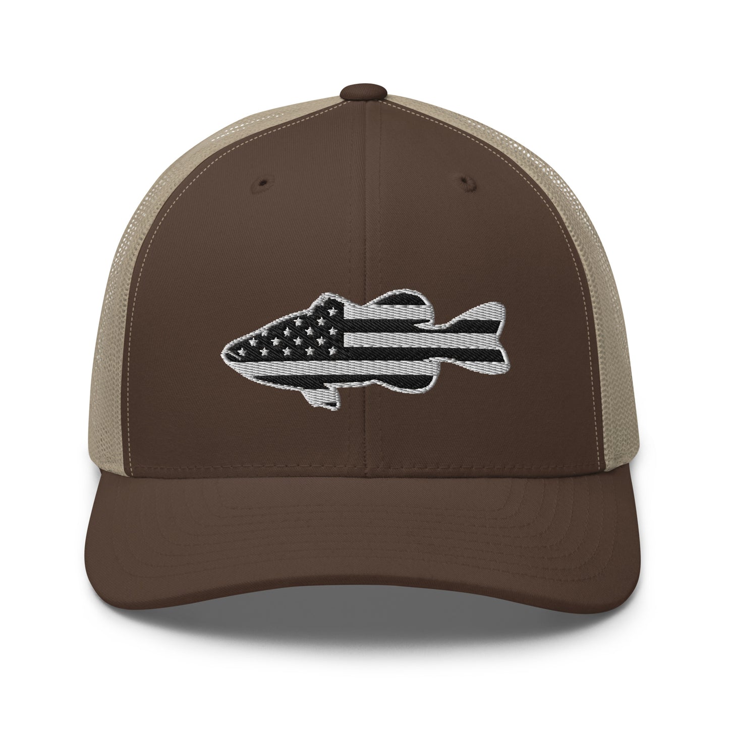 Midnight Bass Flag Snapback Trucker Hat