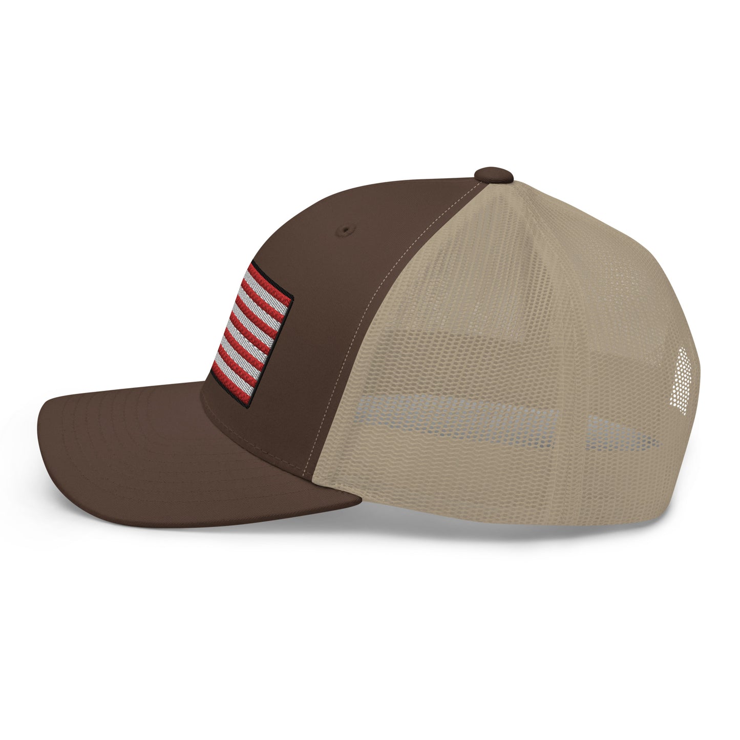 American Flag Snapback Trucker Hat