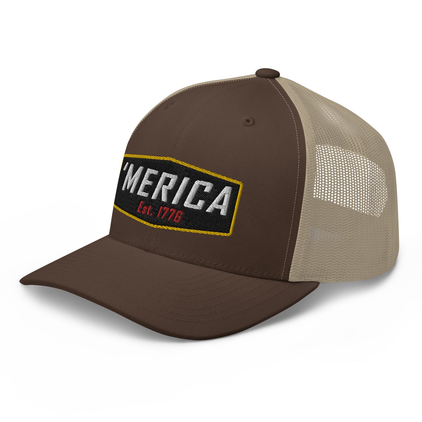 'Merica Est. 1776 Snapback Trucker Hat