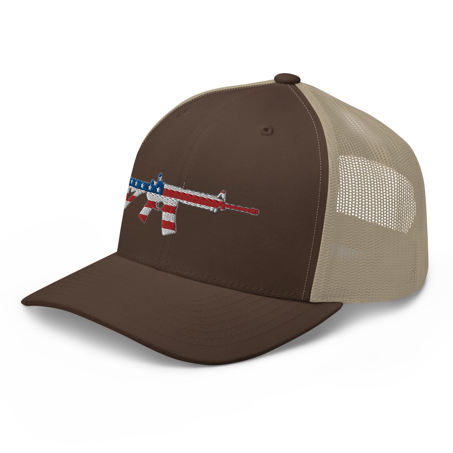 Patriotic AR-15 Snapback Trucker Hat