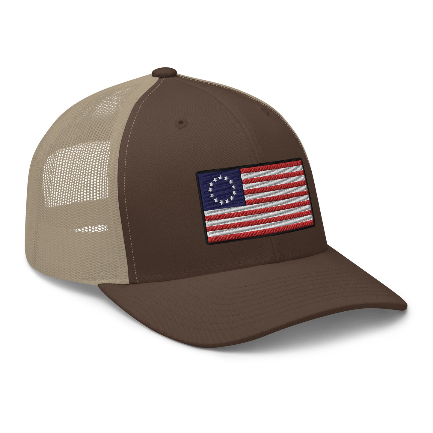 1776 USA Betsy Ross Snapback Trucker Hat