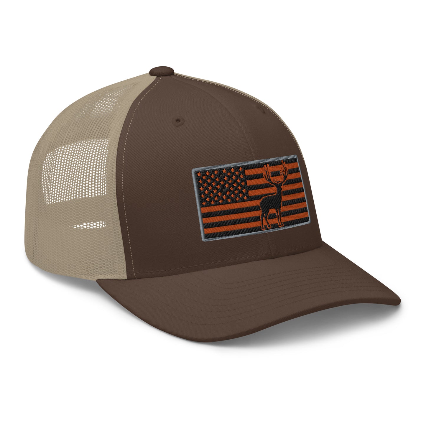 Buck Flag Snapback Trucker Hat