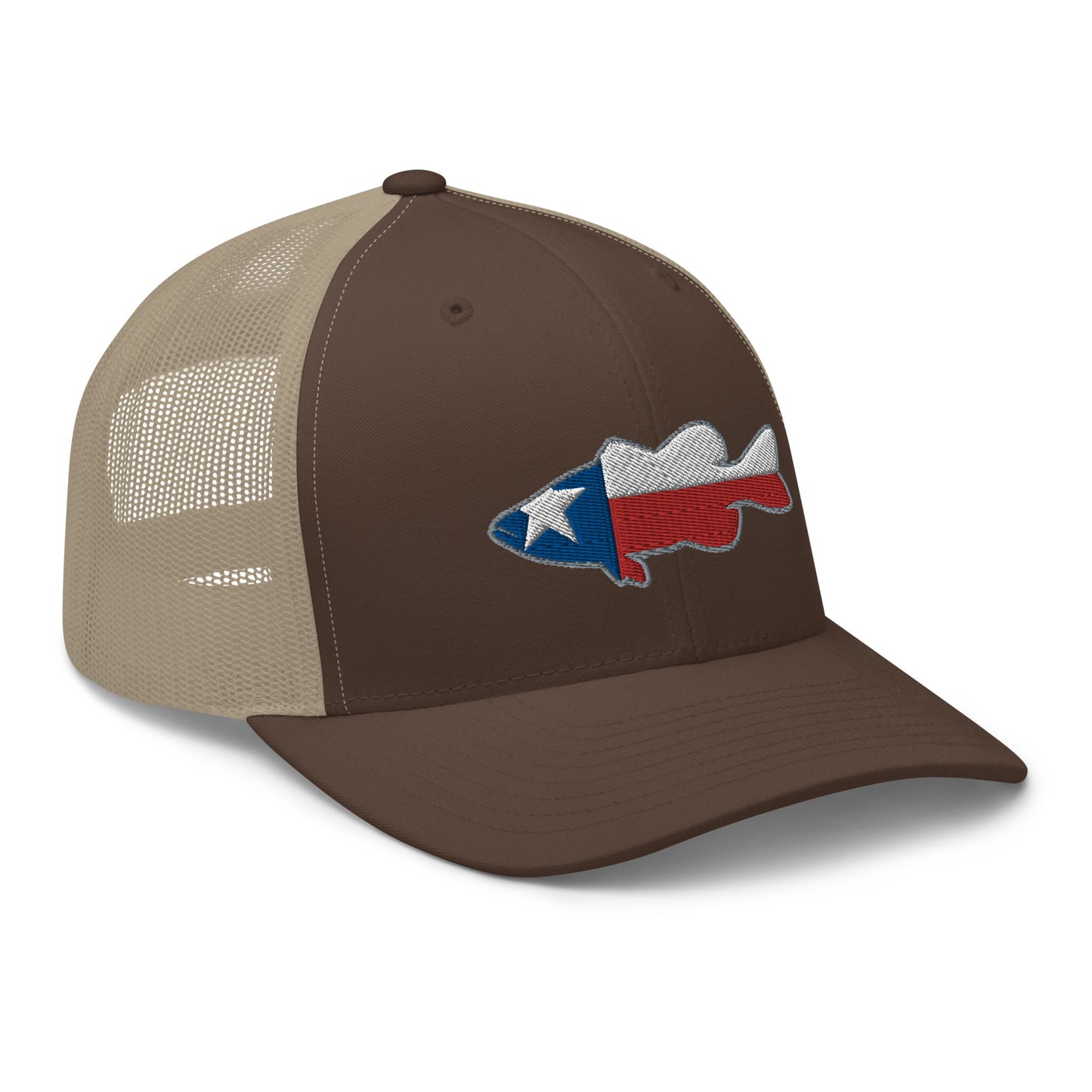 Texas Bass Flag Snapback Trucker Cap