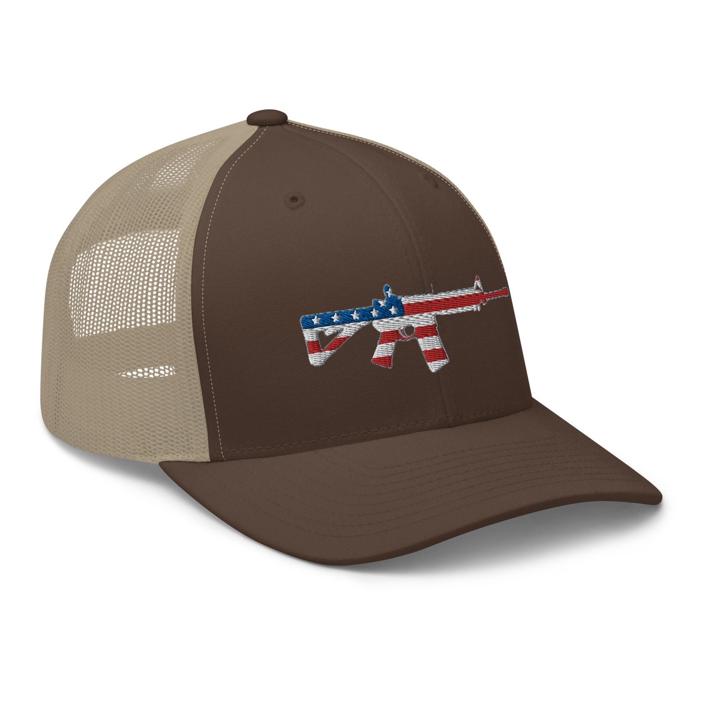 Patriotic AR-15 Snapback Trucker Hat