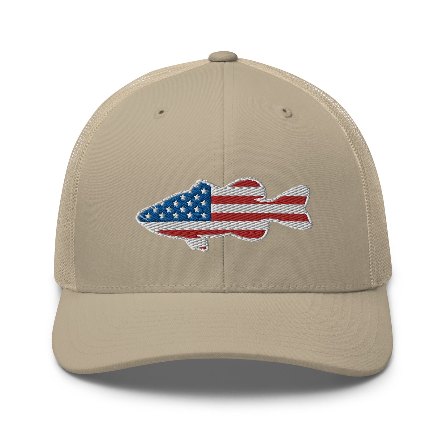 Bass Flag Snapback Trucker Hat