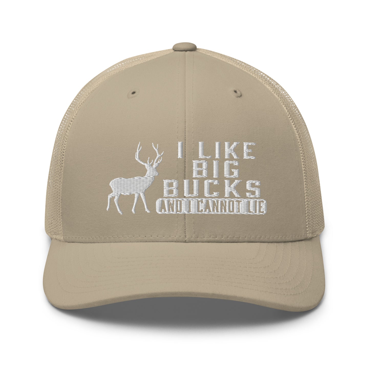 I Like Big Bucks And I Cannot Lie Snapback Trucker Hat