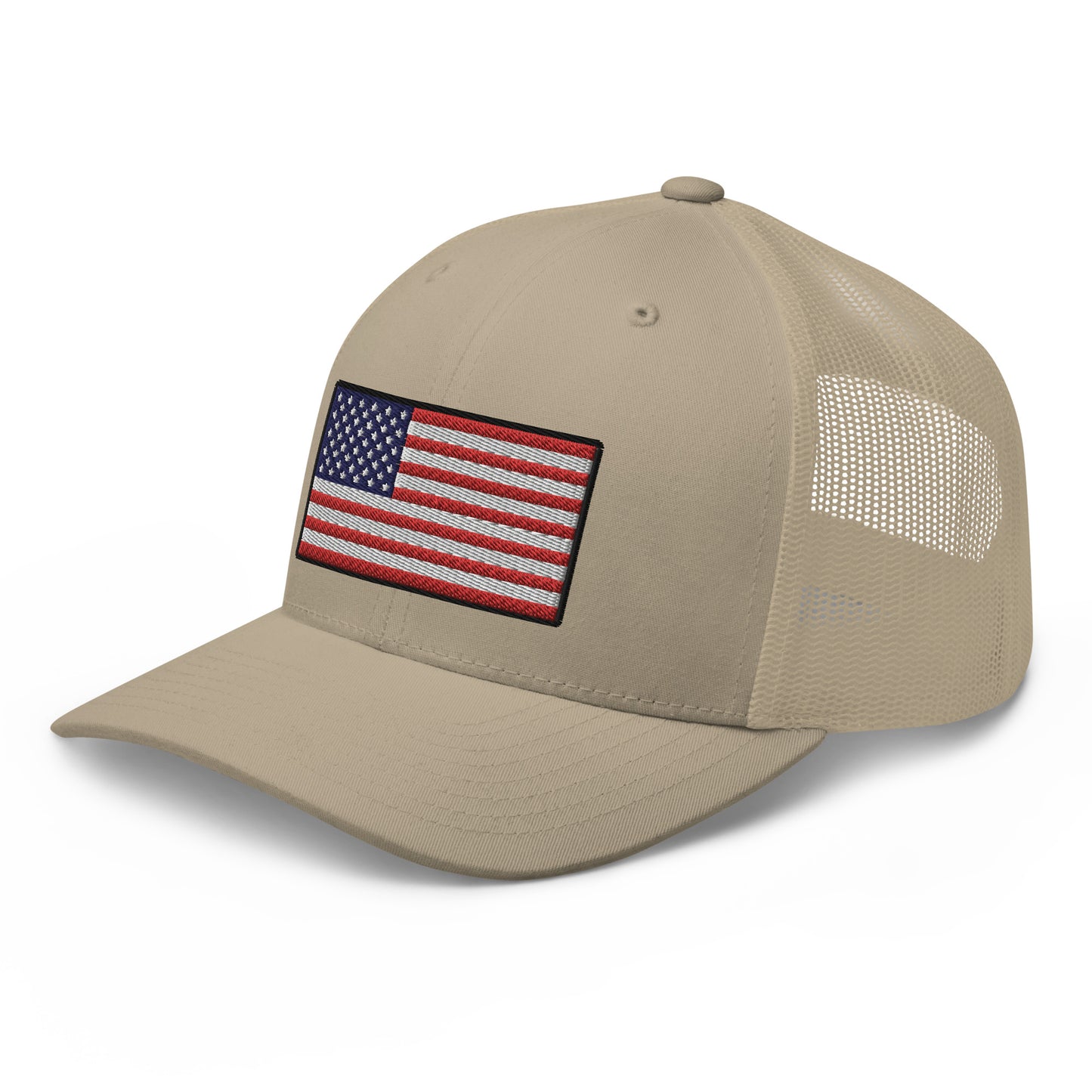 American Flag Snapback Trucker Hat