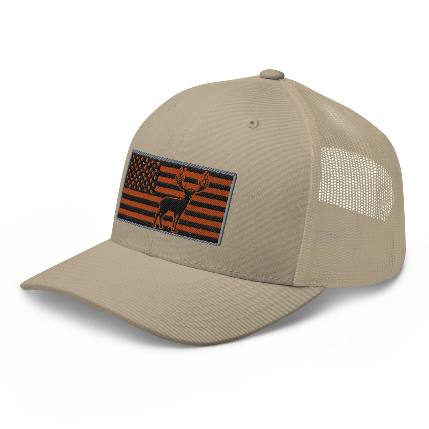 Buck Flag Snapback Trucker Hat