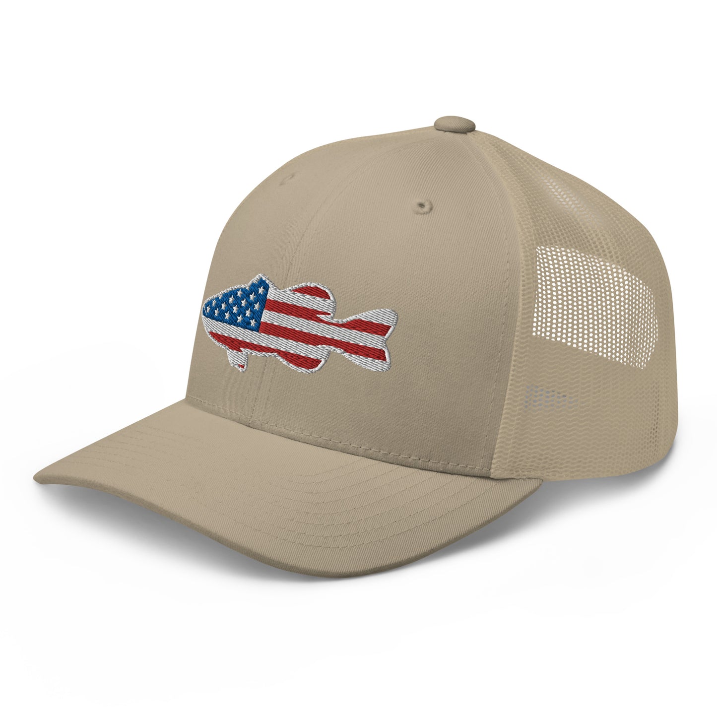 Bass Flag Snapback Trucker Hat