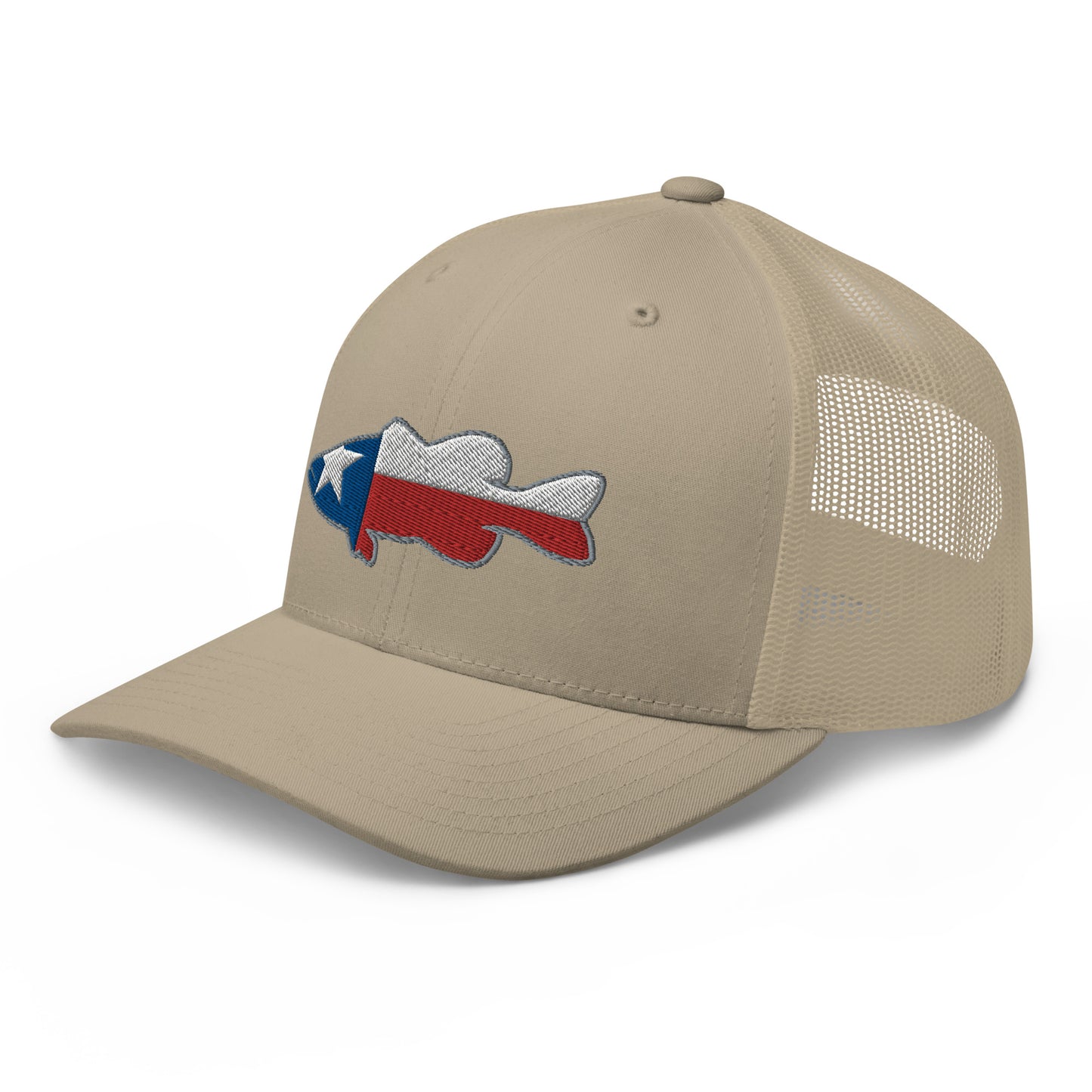 Texas Bass Flag Snapback Trucker Cap