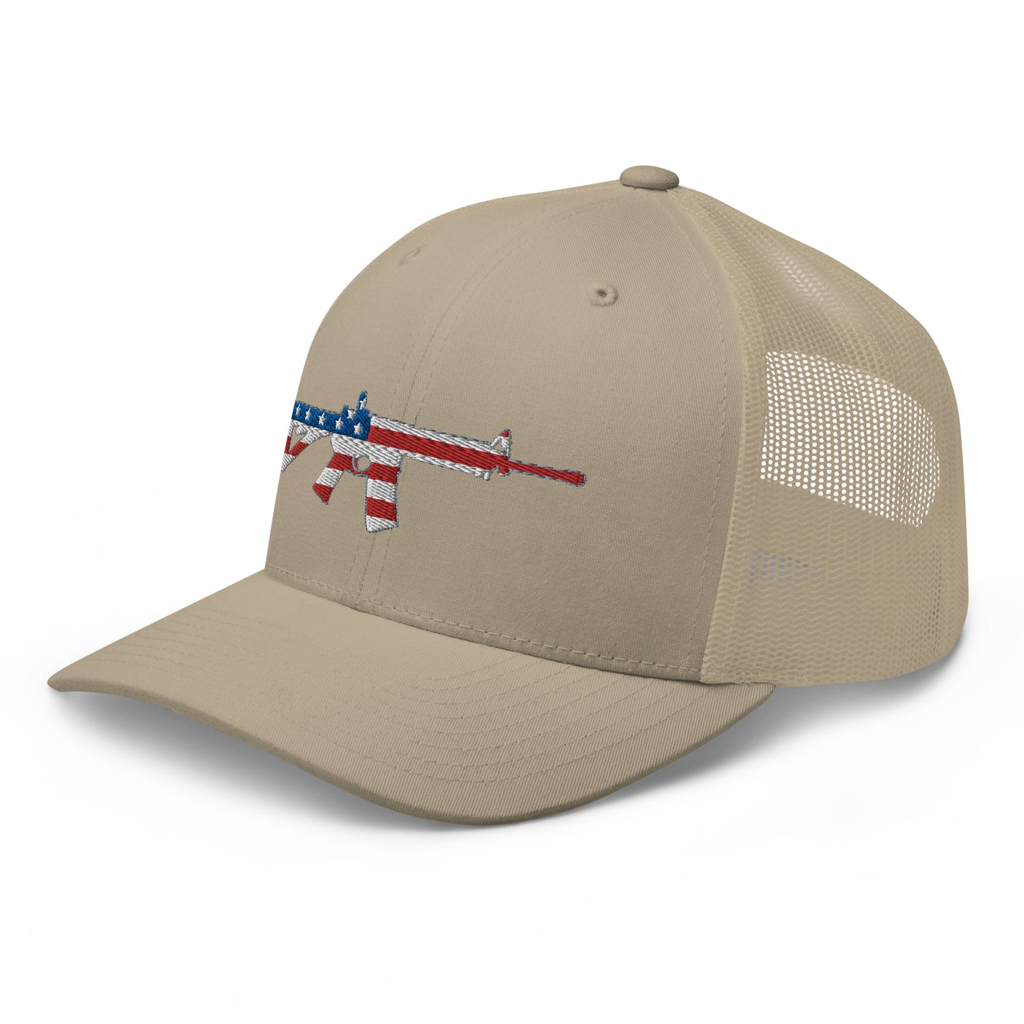 Patriotic AR-15 Snapback Trucker Hat