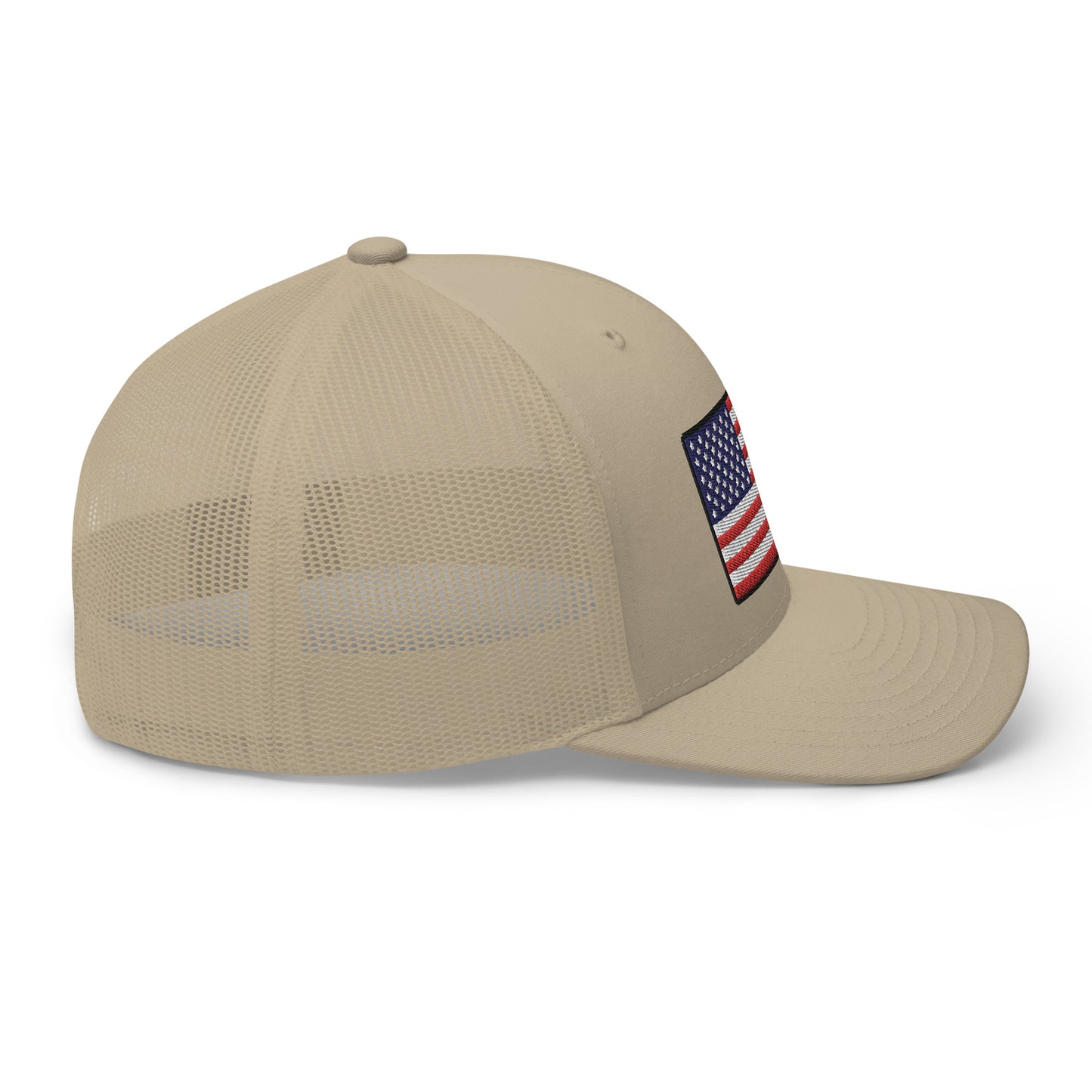 American Flag Snapback Trucker Hat