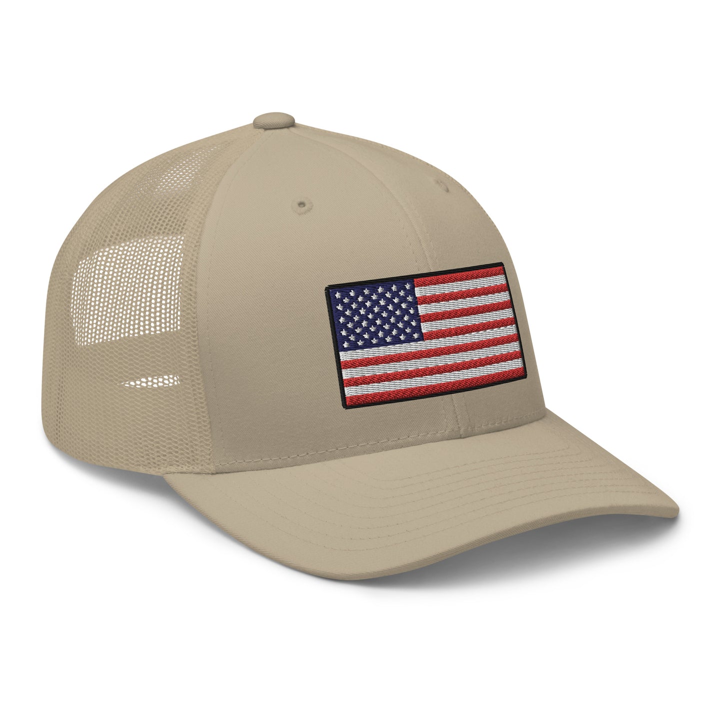 American Flag Snapback Trucker Hat