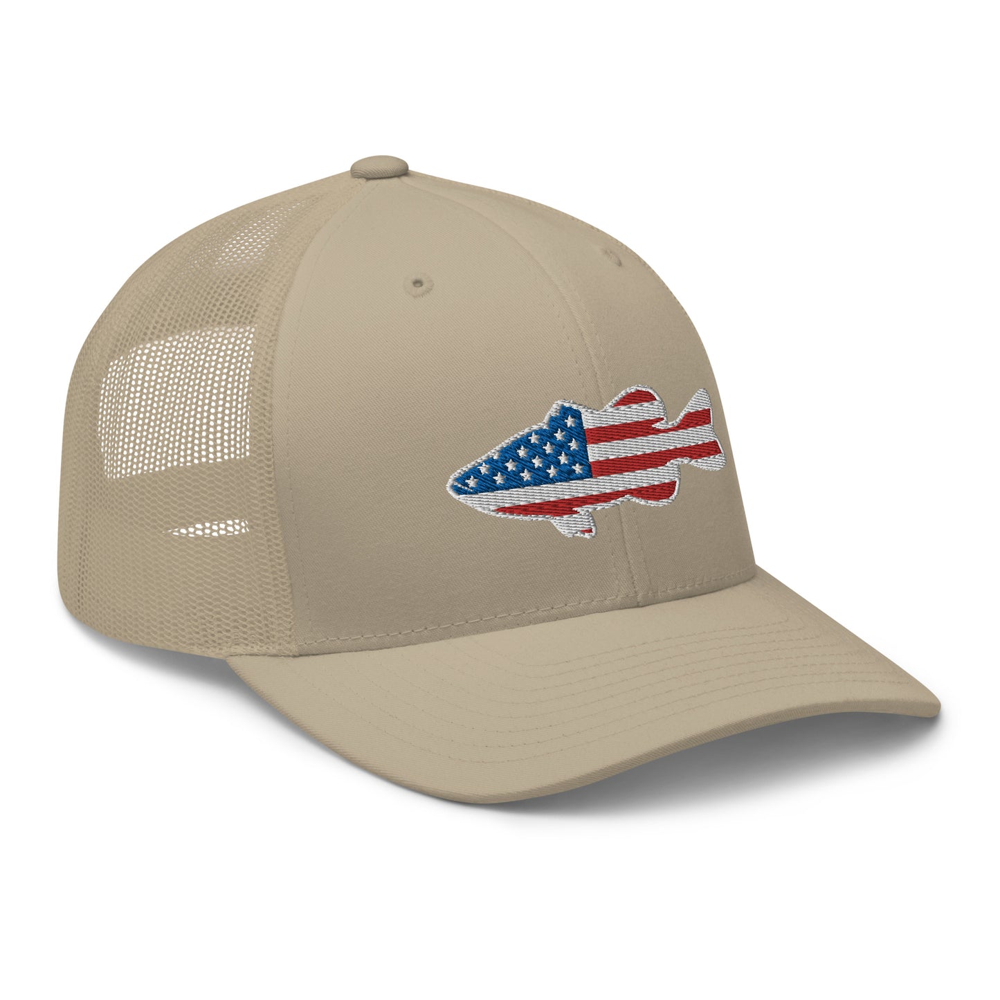 Bass Flag Snapback Trucker Hat