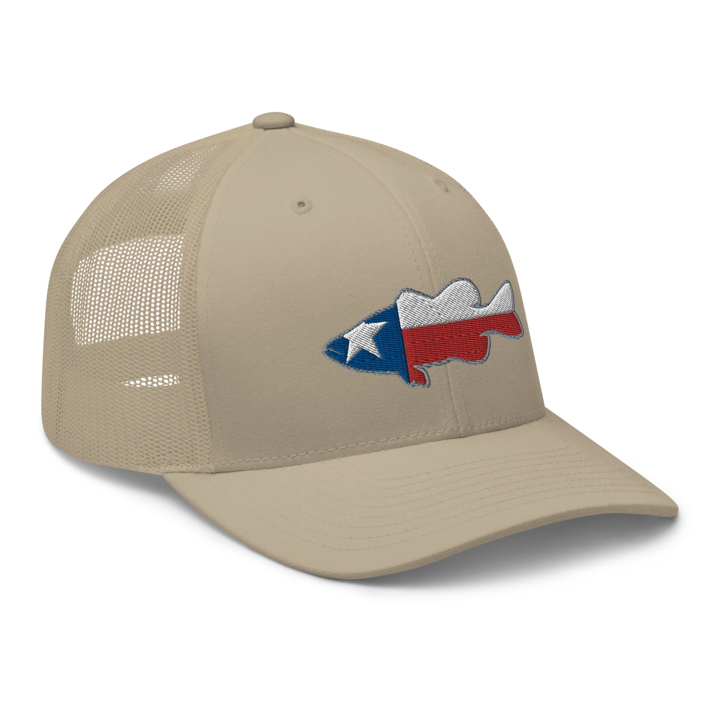 Texas Bass Flag Snapback Trucker Cap