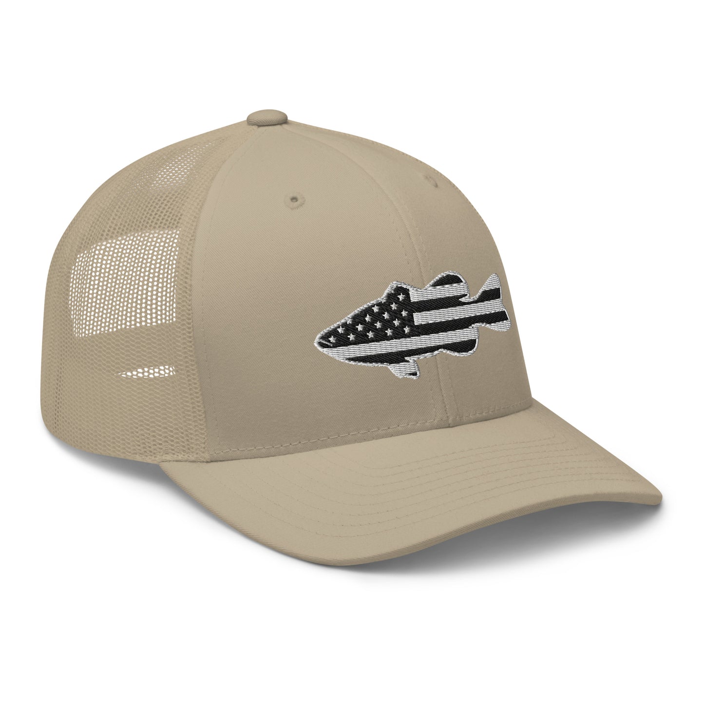 Midnight Bass Flag Snapback Trucker Hat