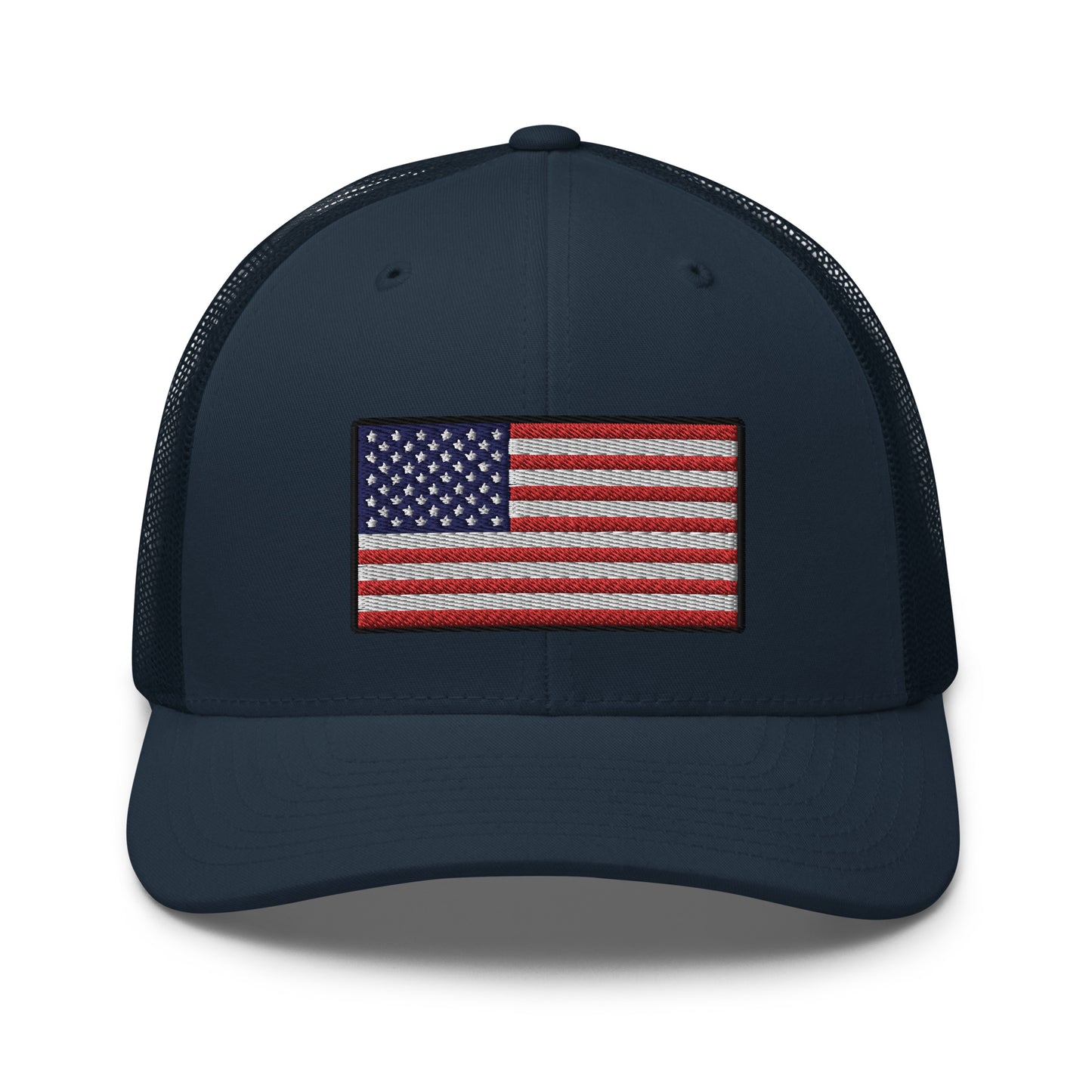 American Flag Snapback Trucker Hat