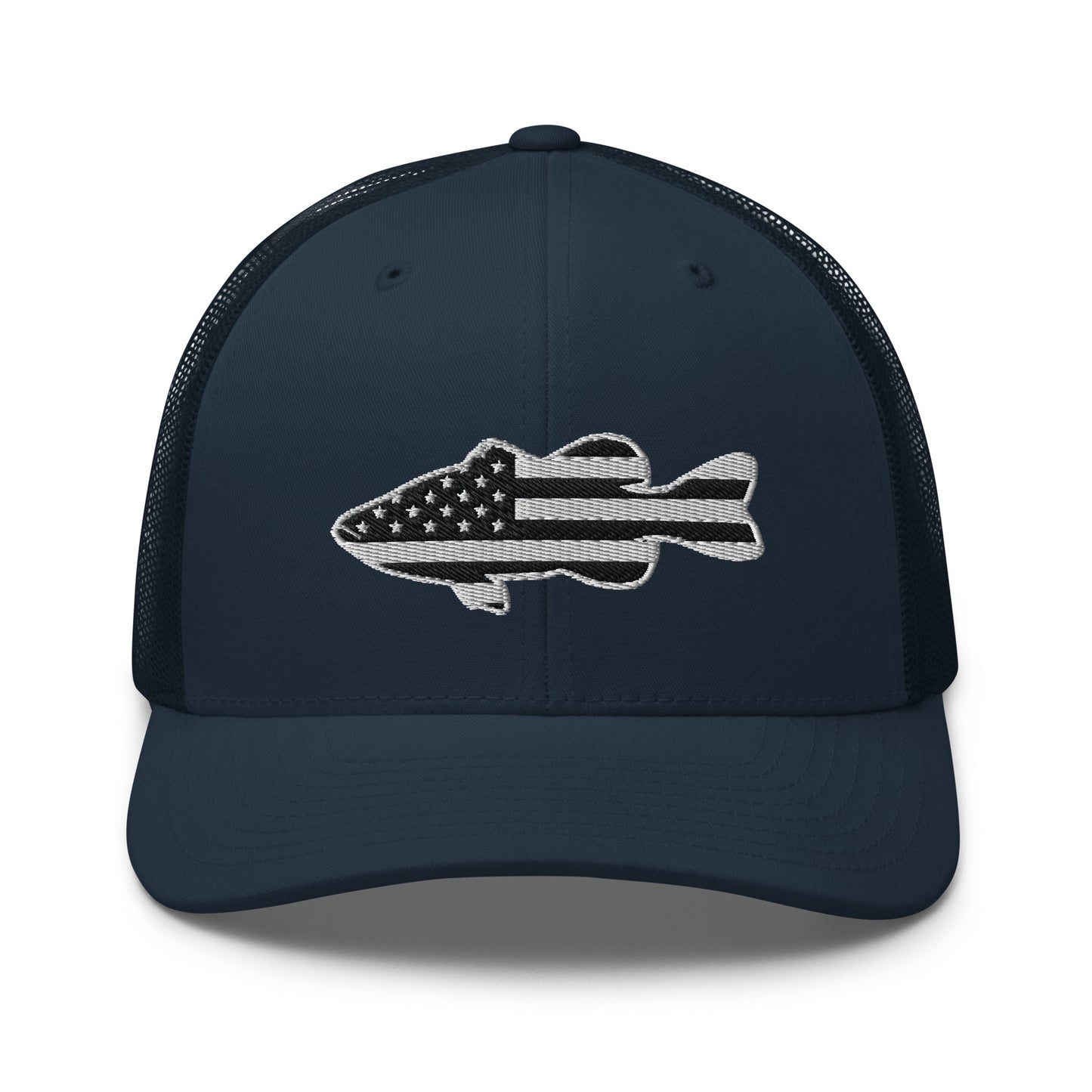 Midnight Bass Flag Snapback Trucker Hat