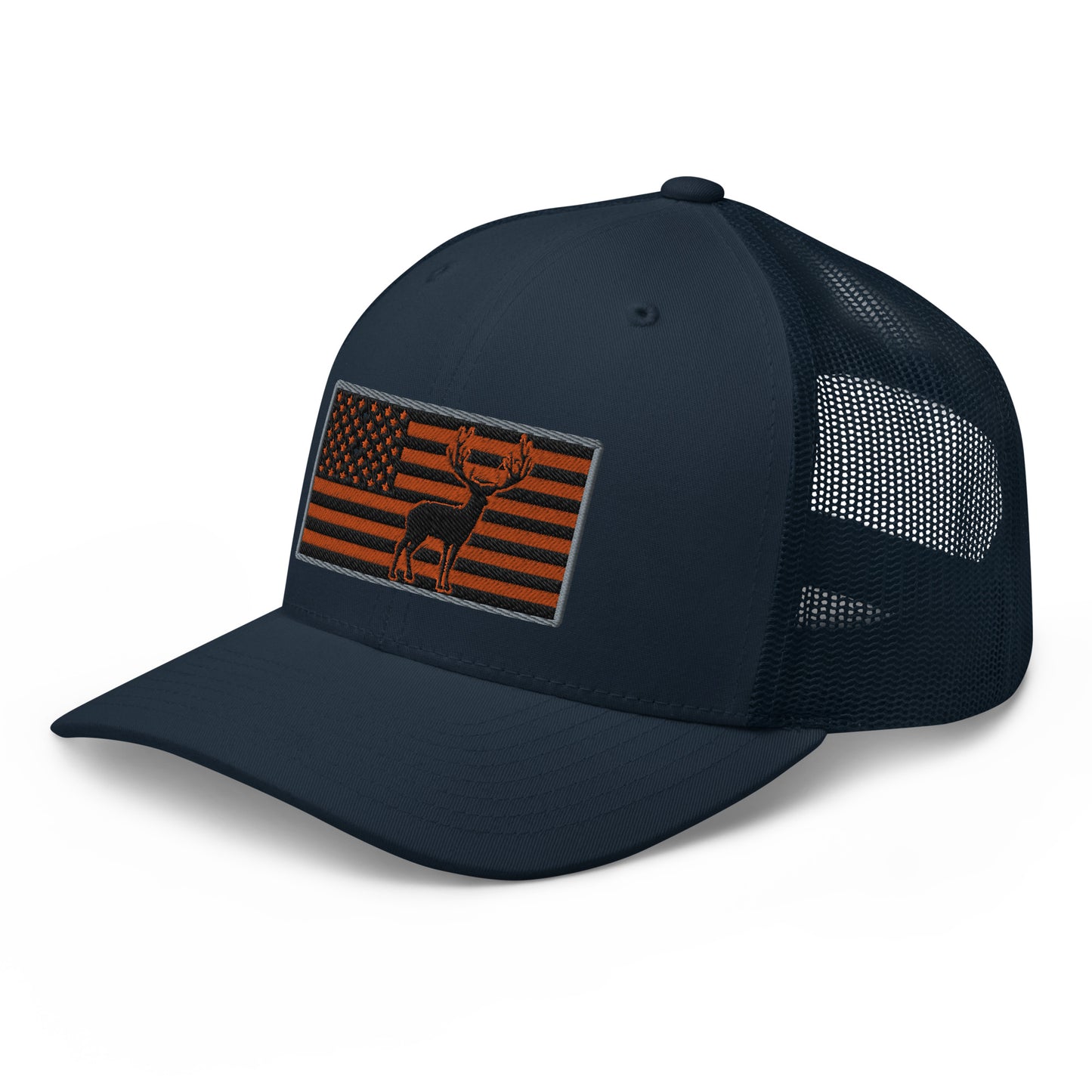 Buck Flag Snapback Trucker Hat