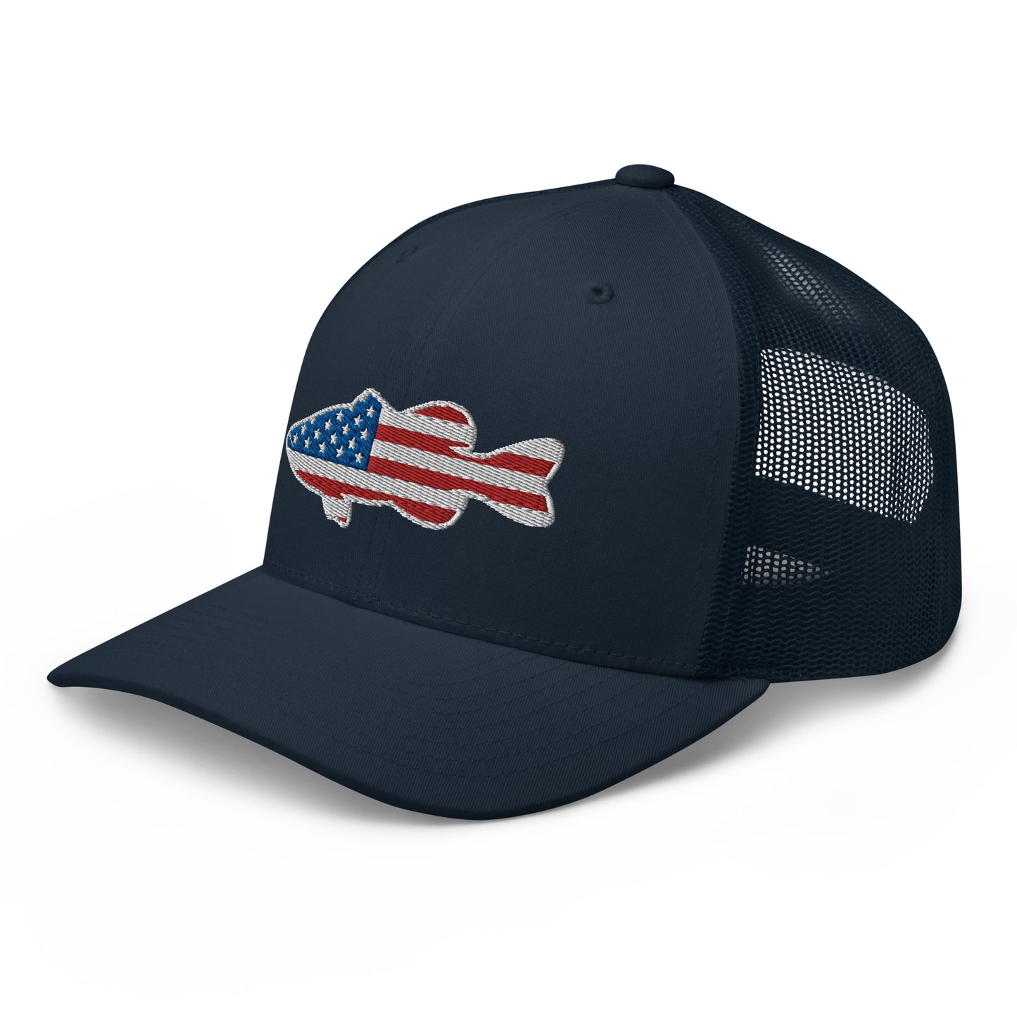 Bass Flag Snapback Trucker Hat