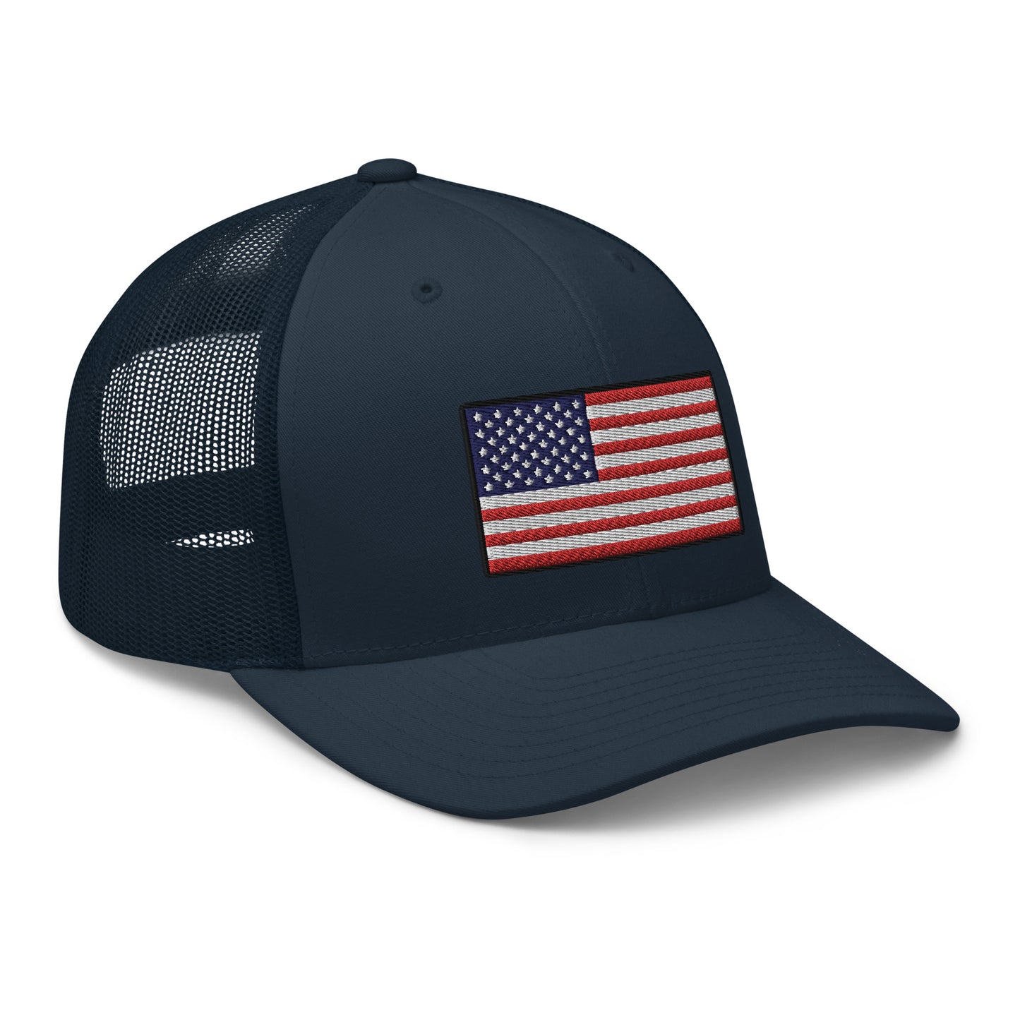 American Flag Snapback Trucker Hat