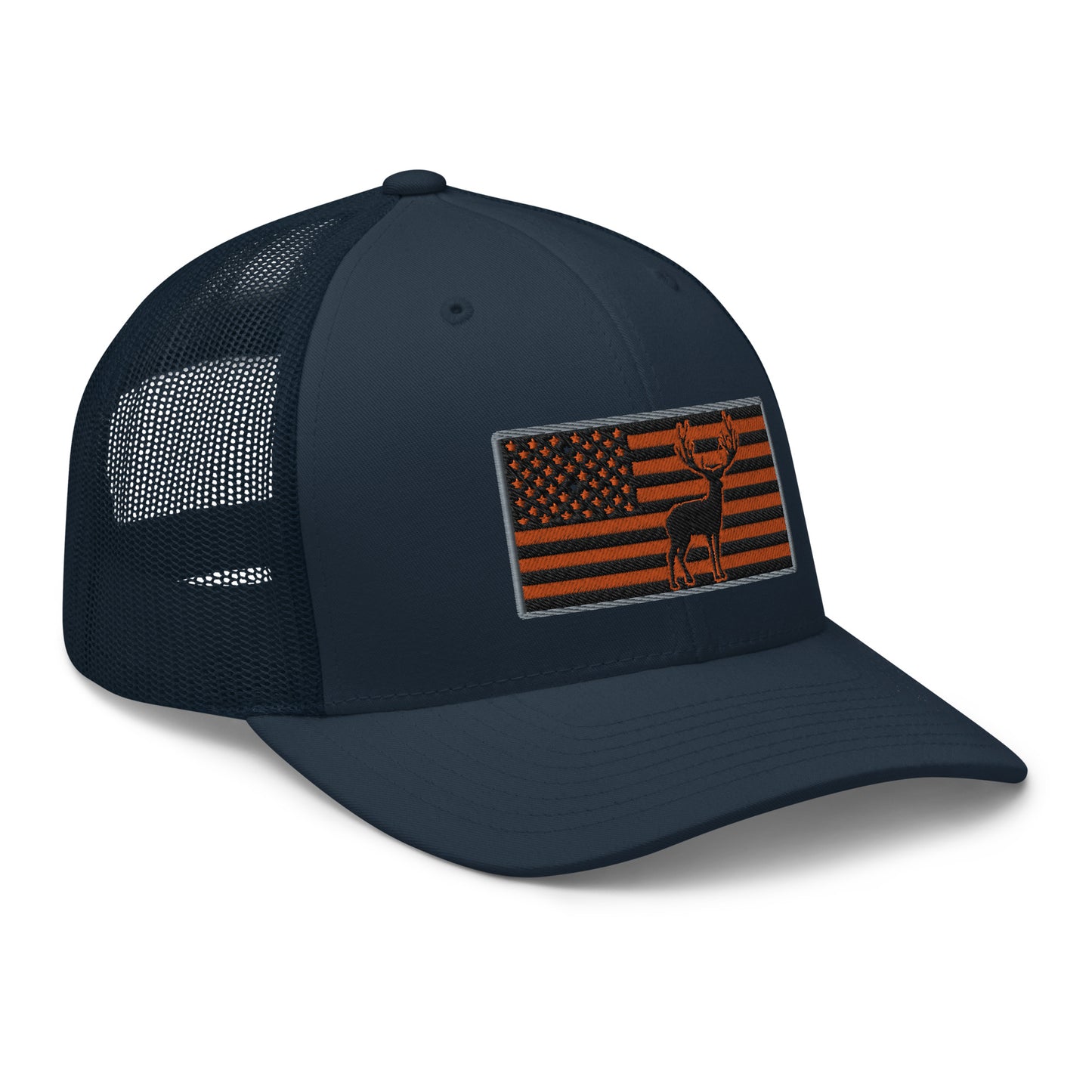 Buck Flag Snapback Trucker Hat