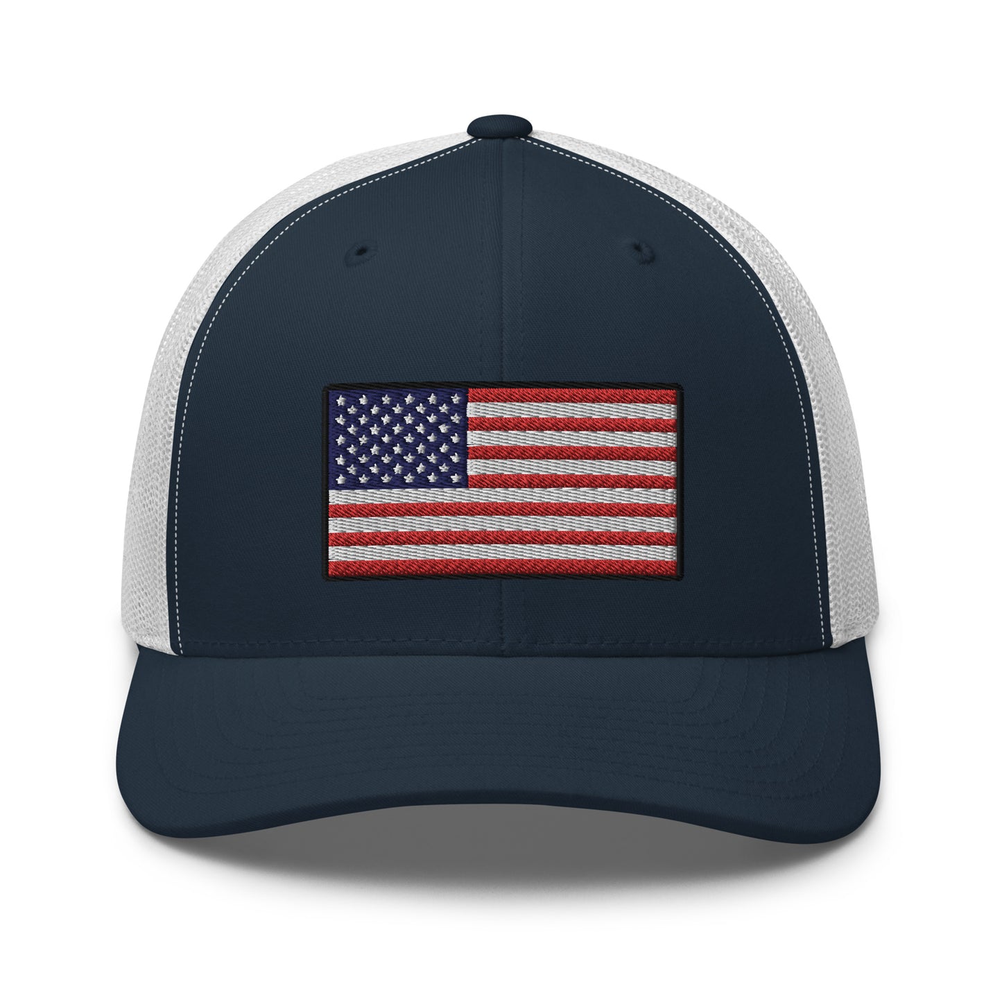 American Flag Snapback Trucker Hat